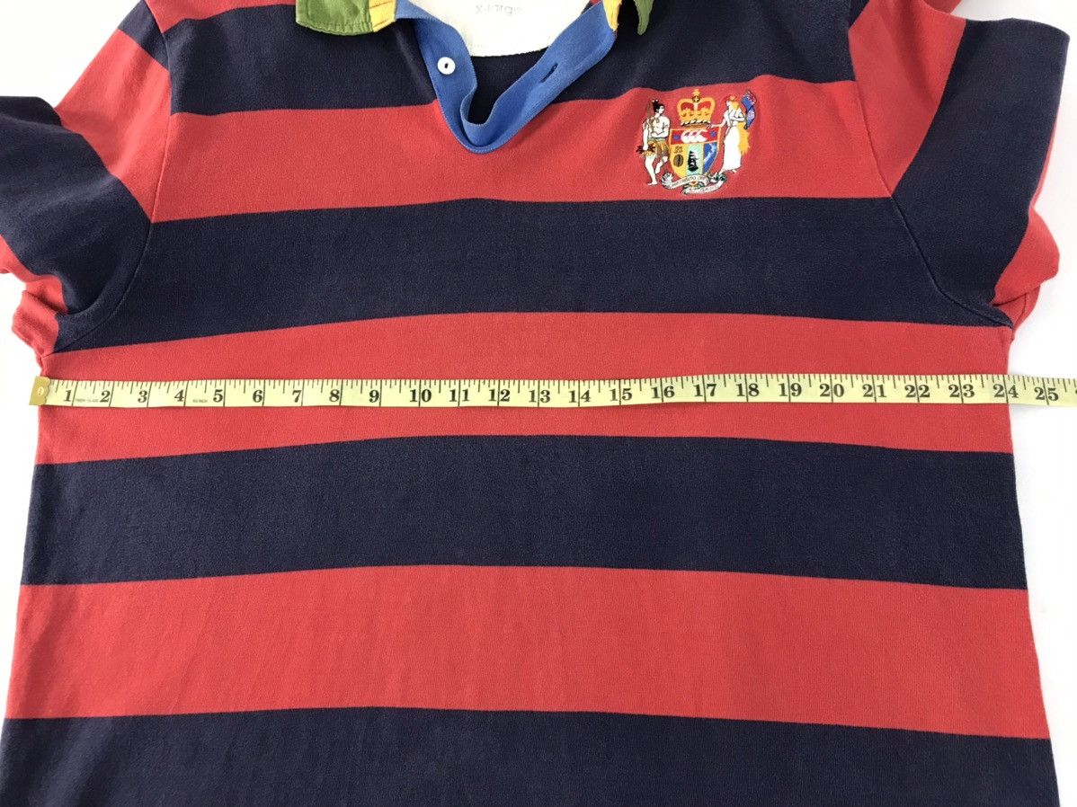 Canterbury of New Zealand × Vintage Vtg Canterbury Of Newzealand Striped Rugby Jersey Long Sleev Size US XL / EU 56 / 4 - 10 Thumbnail