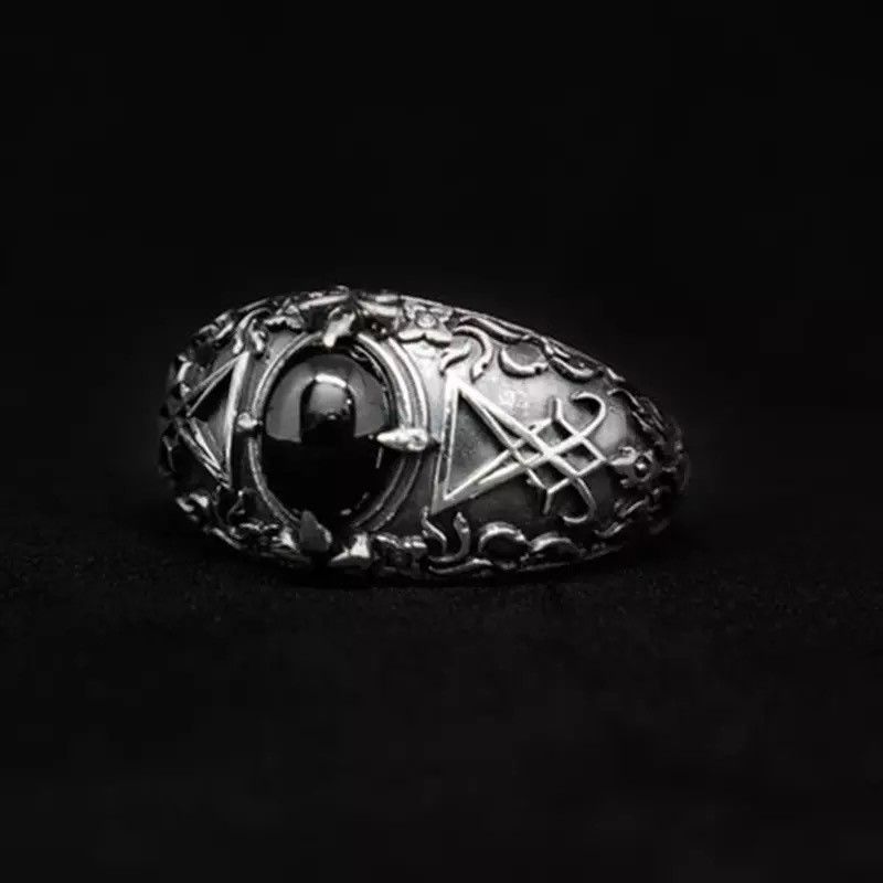 Jewelry × Vintage Seal of Satan Ring Size ONE SIZE - 1 Thumbnail