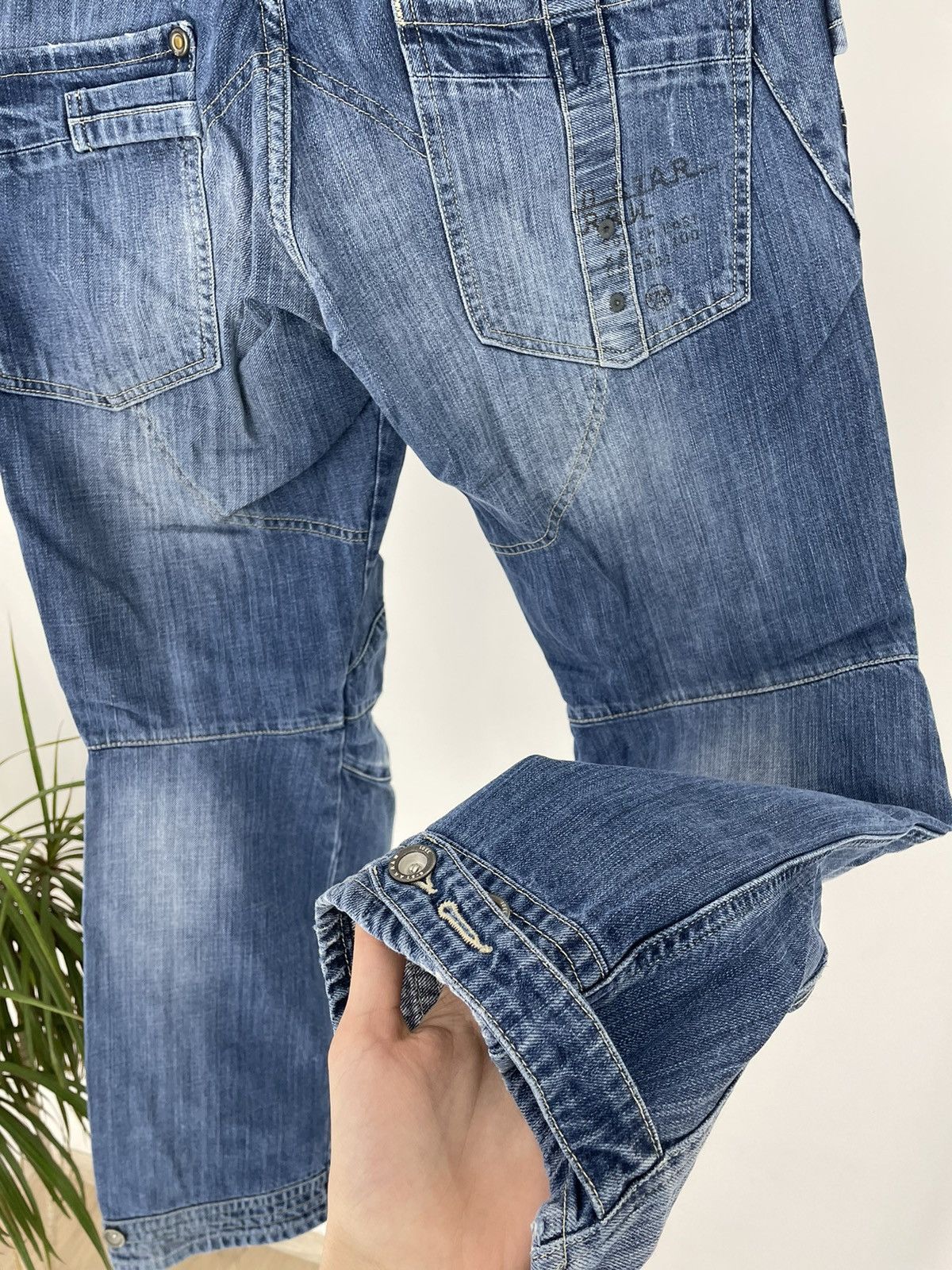 G-Star Vintage G Star Raw jeans blue denim carpenter double knee Size US 30 / EU 46 - 10 Thumbnail