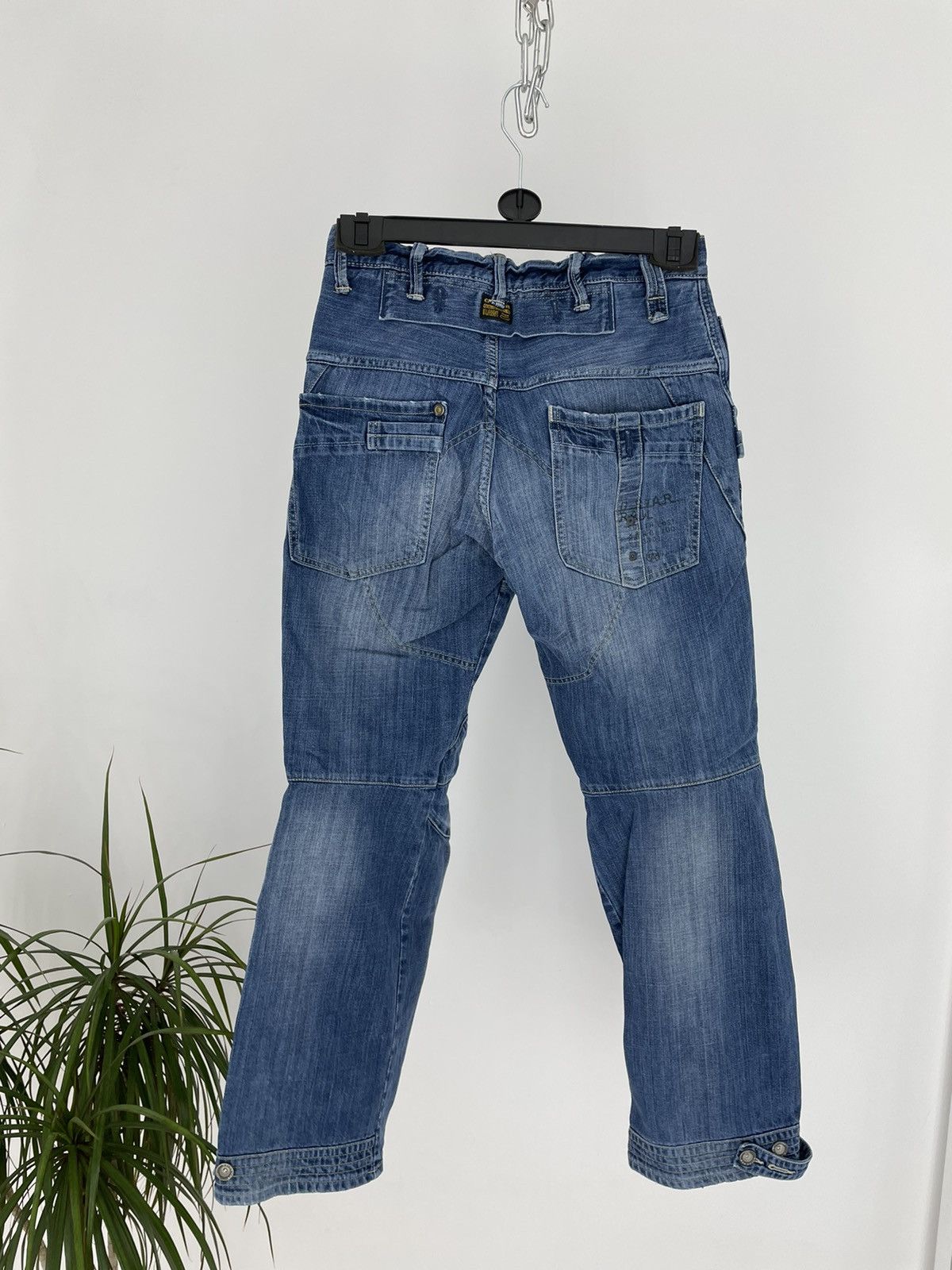 G-Star Vintage G Star Raw jeans blue denim carpenter double knee Size US 30 / EU 46 - 8 Thumbnail