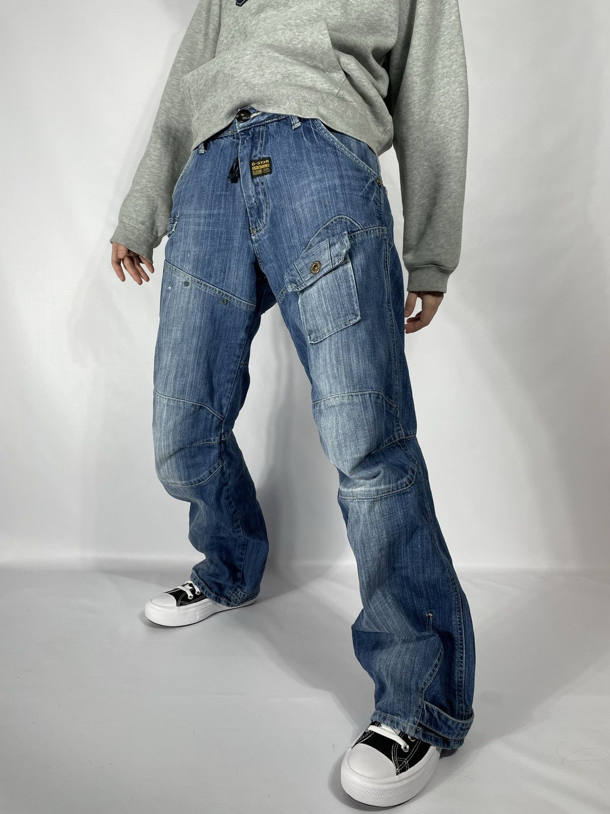 G-Star Vintage G Star Raw jeans blue denim carpenter double knee Size US 30 / EU 46 - 1 Thumbnail
