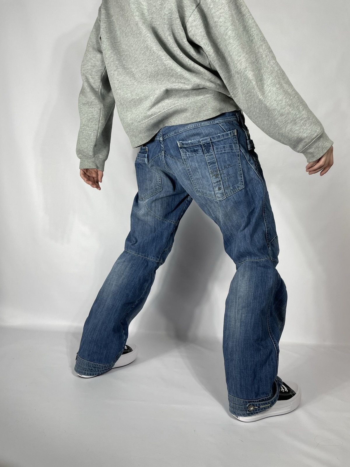 G-Star Vintage G Star Raw jeans blue denim carpenter double knee Size US 30 / EU 46 - 2 Thumbnail