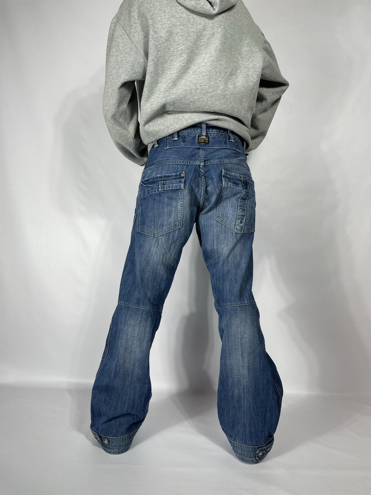 G-Star Vintage G Star Raw jeans blue denim carpenter double knee Size US 30 / EU 46 - 4 Thumbnail