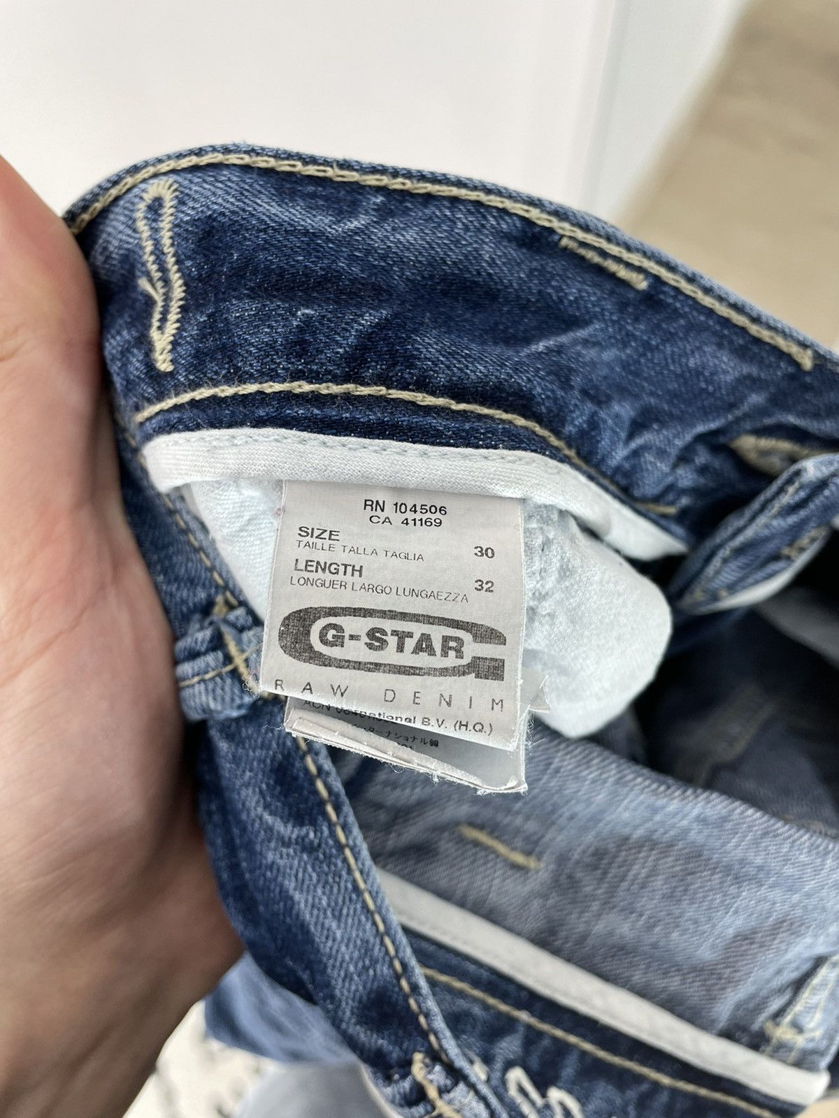 G-Star Vintage G Star Raw jeans blue denim carpenter double knee Size US 30 / EU 46 - 11 Thumbnail