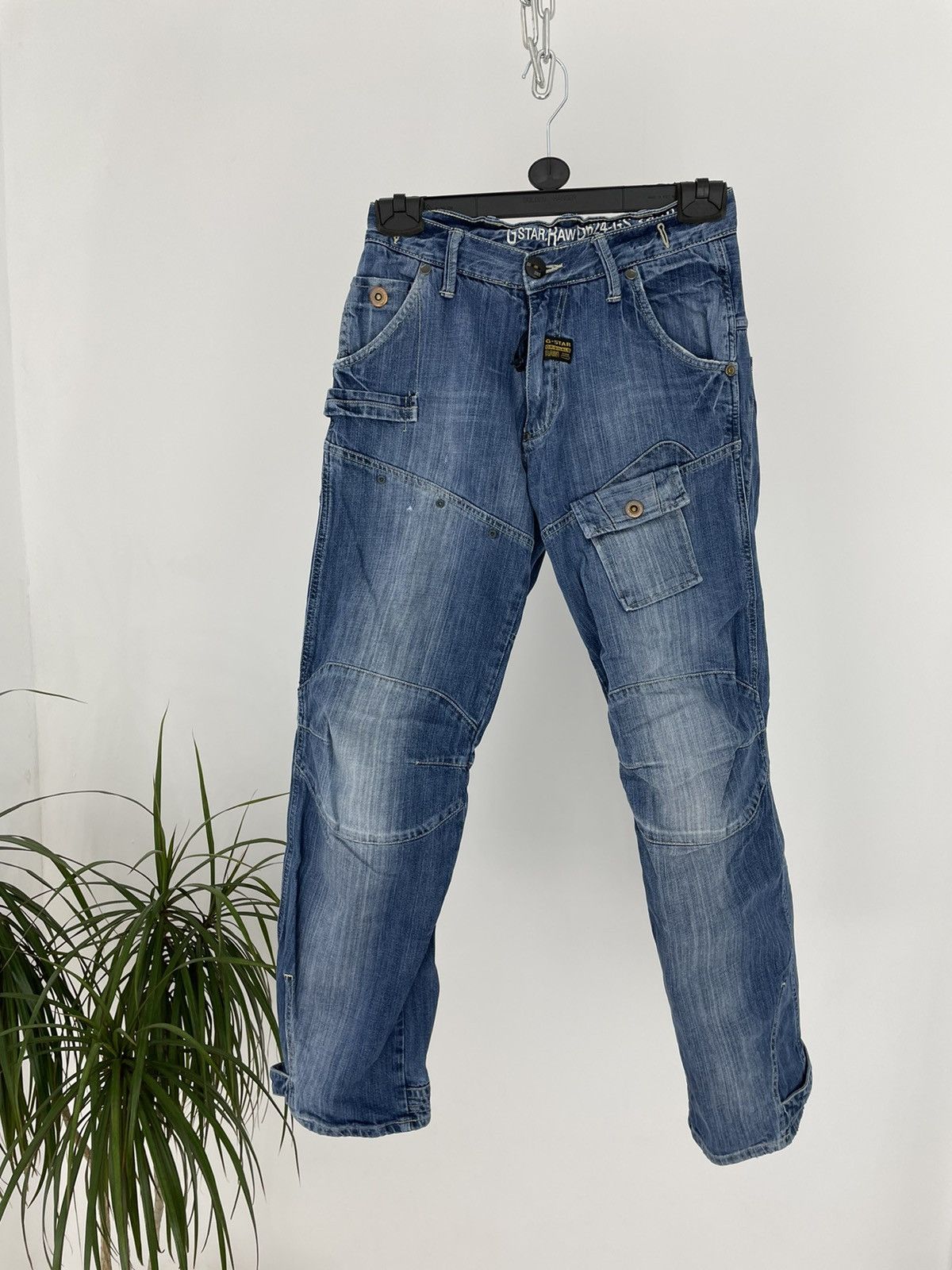 G-Star Vintage G Star Raw jeans blue denim carpenter double knee Size US 30 / EU 46 - 6 Thumbnail