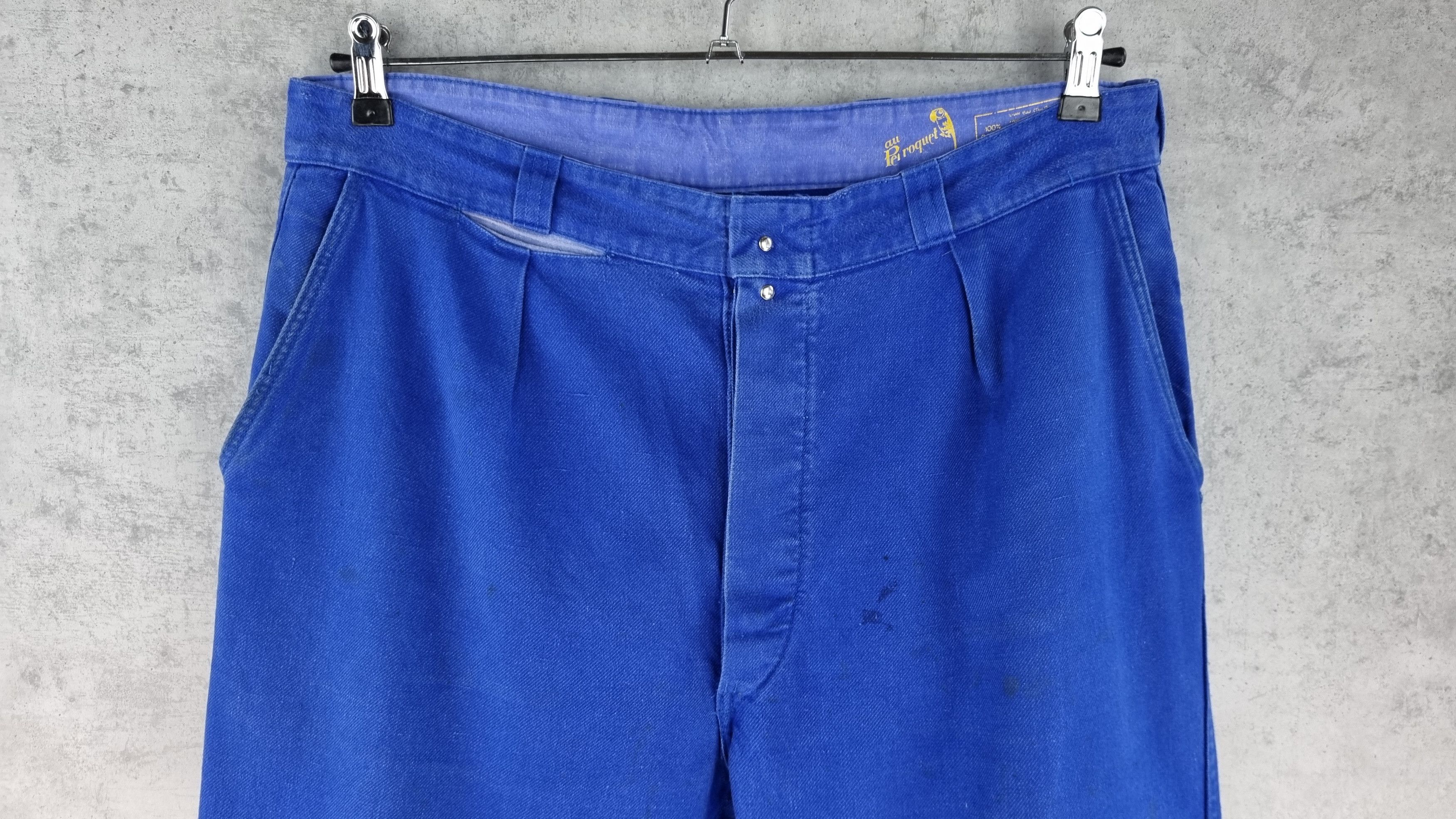 Le Laboureur × Vetra Rare 70s LE PEROQUET French Worker Pants(Brad Pitt) Size US 34 / EU 50 - 5 Thumbnail