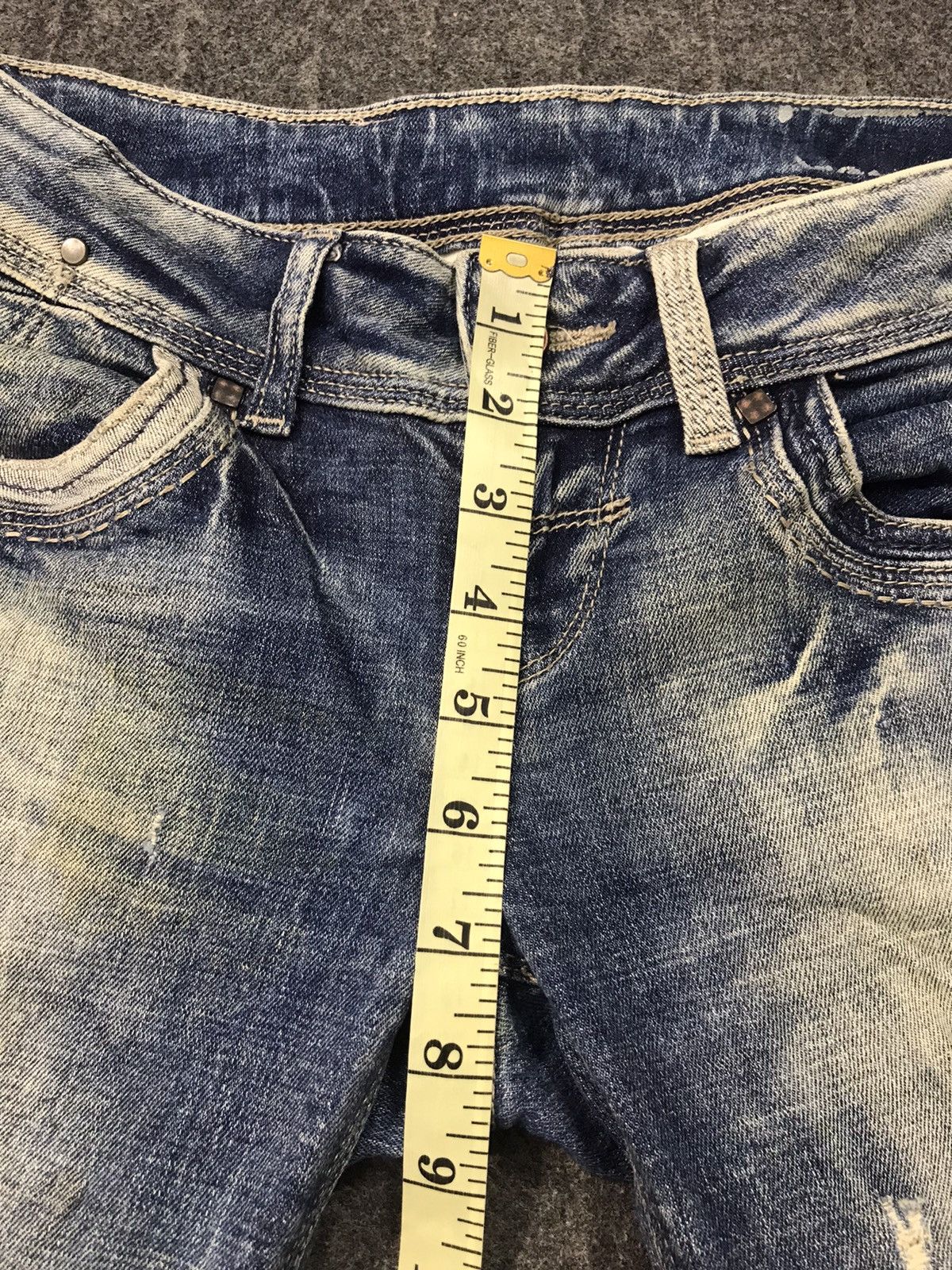 Japanese Brand × Vintage Vtg Trf Denim Skinny Fit Cut Style Pant Distressed Denim Size US 28 / EU 44 - 11 Thumbnail