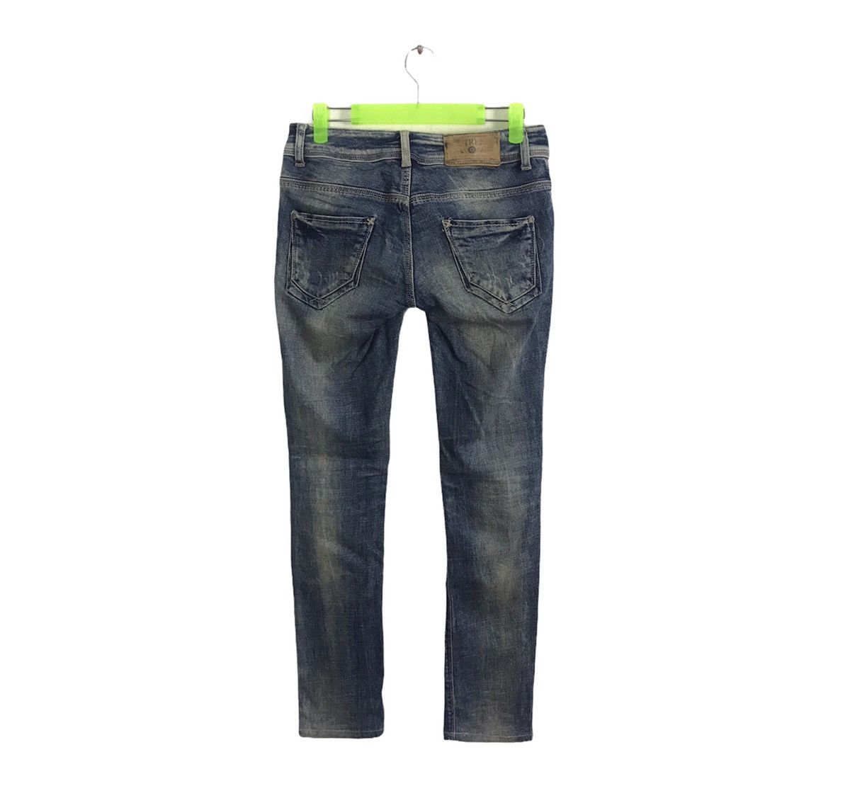 Japanese Brand × Vintage Vtg Trf Denim Skinny Fit Cut Style Pant Distressed Denim Size US 28 / EU 44 - 2 Thumbnail