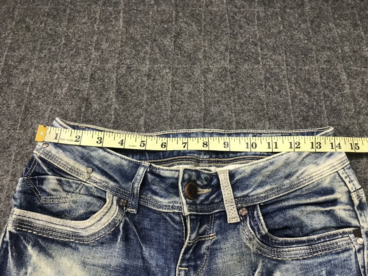 Japanese Brand × Vintage Vtg Trf Denim Skinny Fit Cut Style Pant Distressed Denim Size US 28 / EU 44 - 8 Thumbnail
