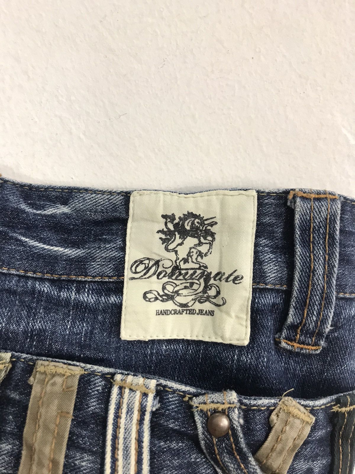 Japanese Brand × Vintage Double Waist Jean Pant Dominated Straight Cut Size US 30 / EU 46 - 4 Thumbnail