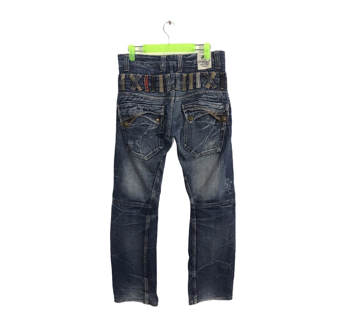 Japanese Brand × Vintage Double Waist Jean Pant Dominated Straight Cut Size US 30 / EU 46 - 2 Thumbnail