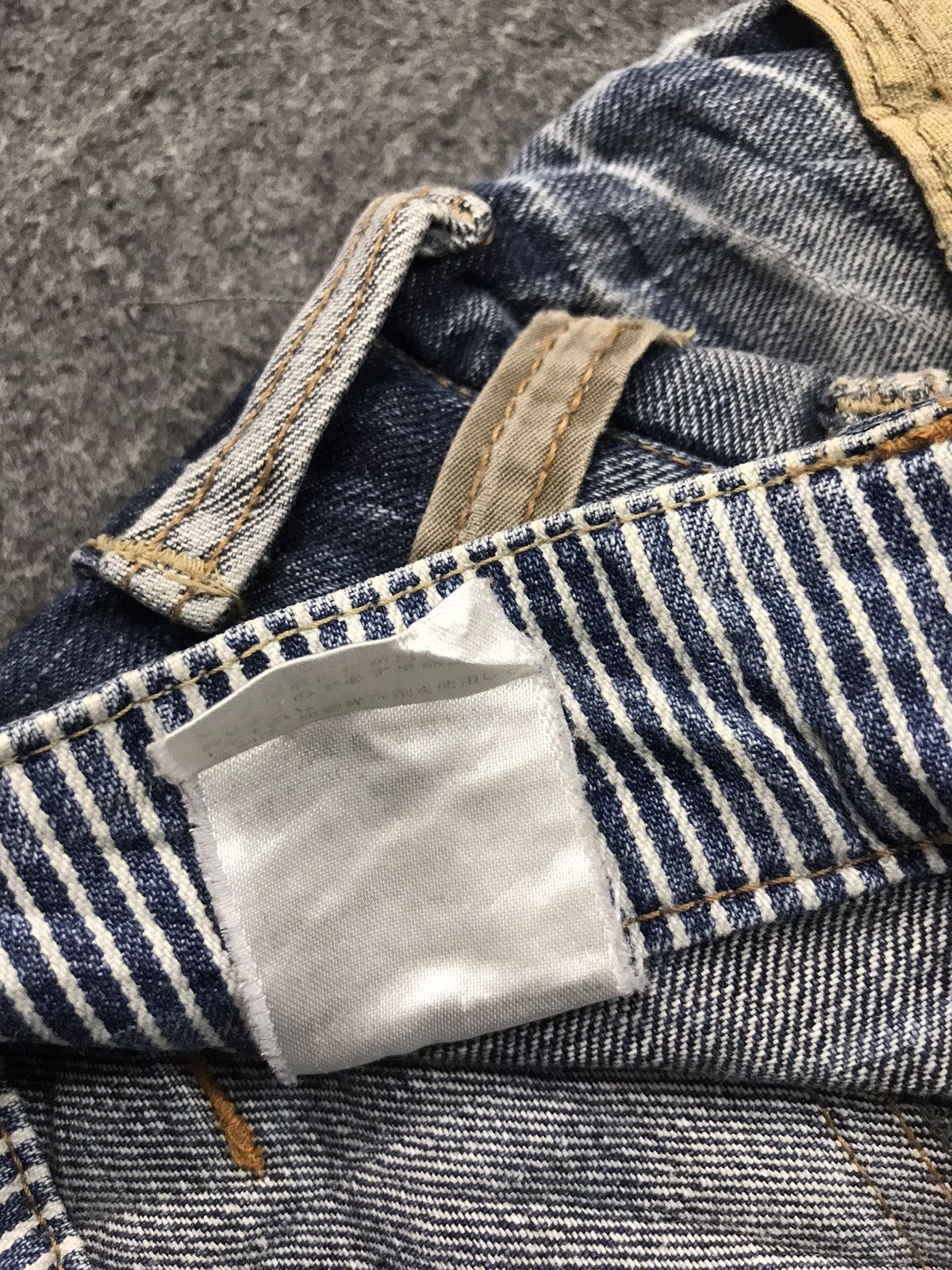 Japanese Brand × Vintage Double Waist Jean Pant Dominated Straight Cut Size US 30 / EU 46 - 7 Thumbnail