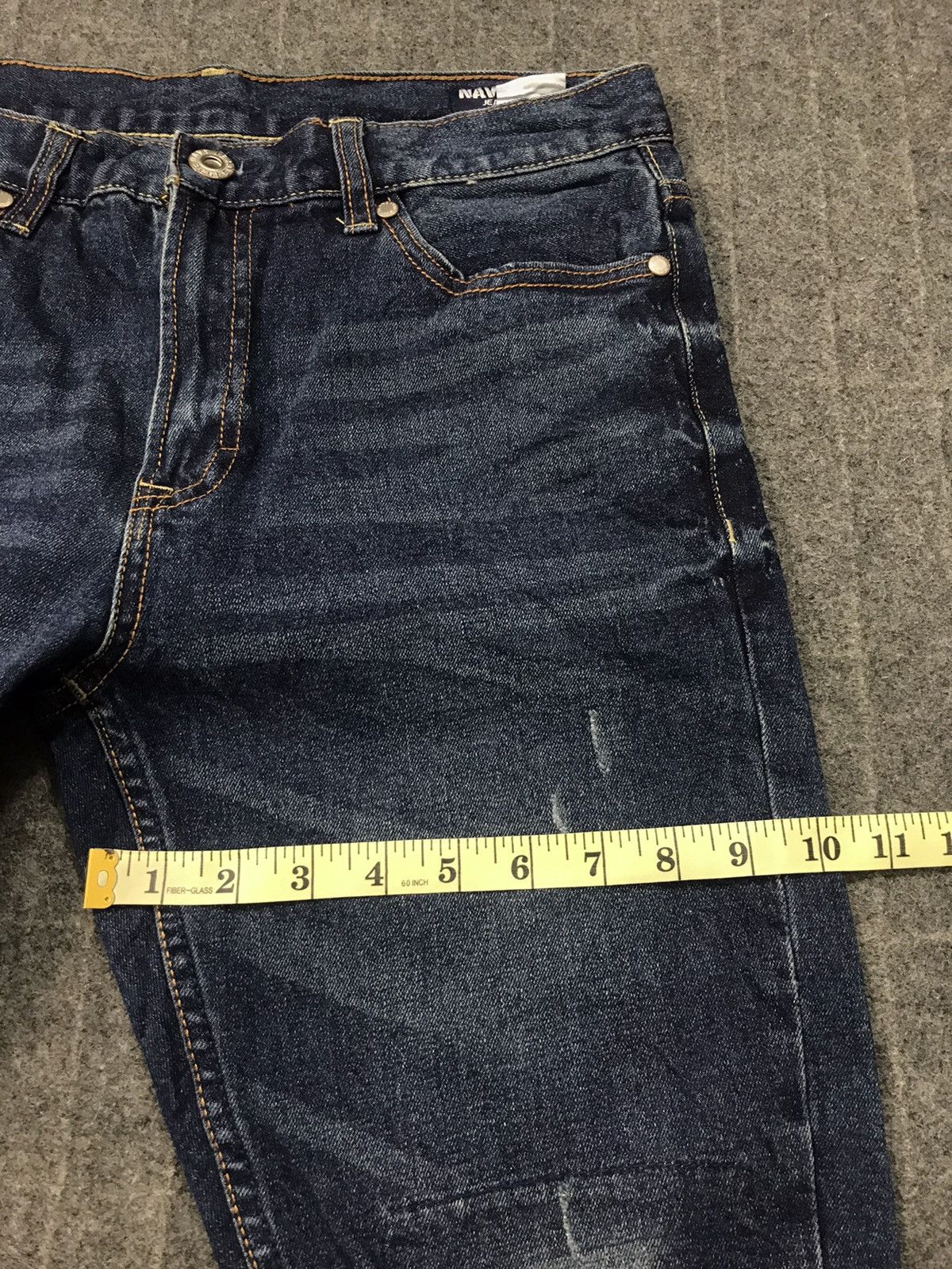 Old Navy Navy Jeans 1936 Japanese Brand Regular Fits Selvedge Size US 30 / EU 46 - 12 Thumbnail