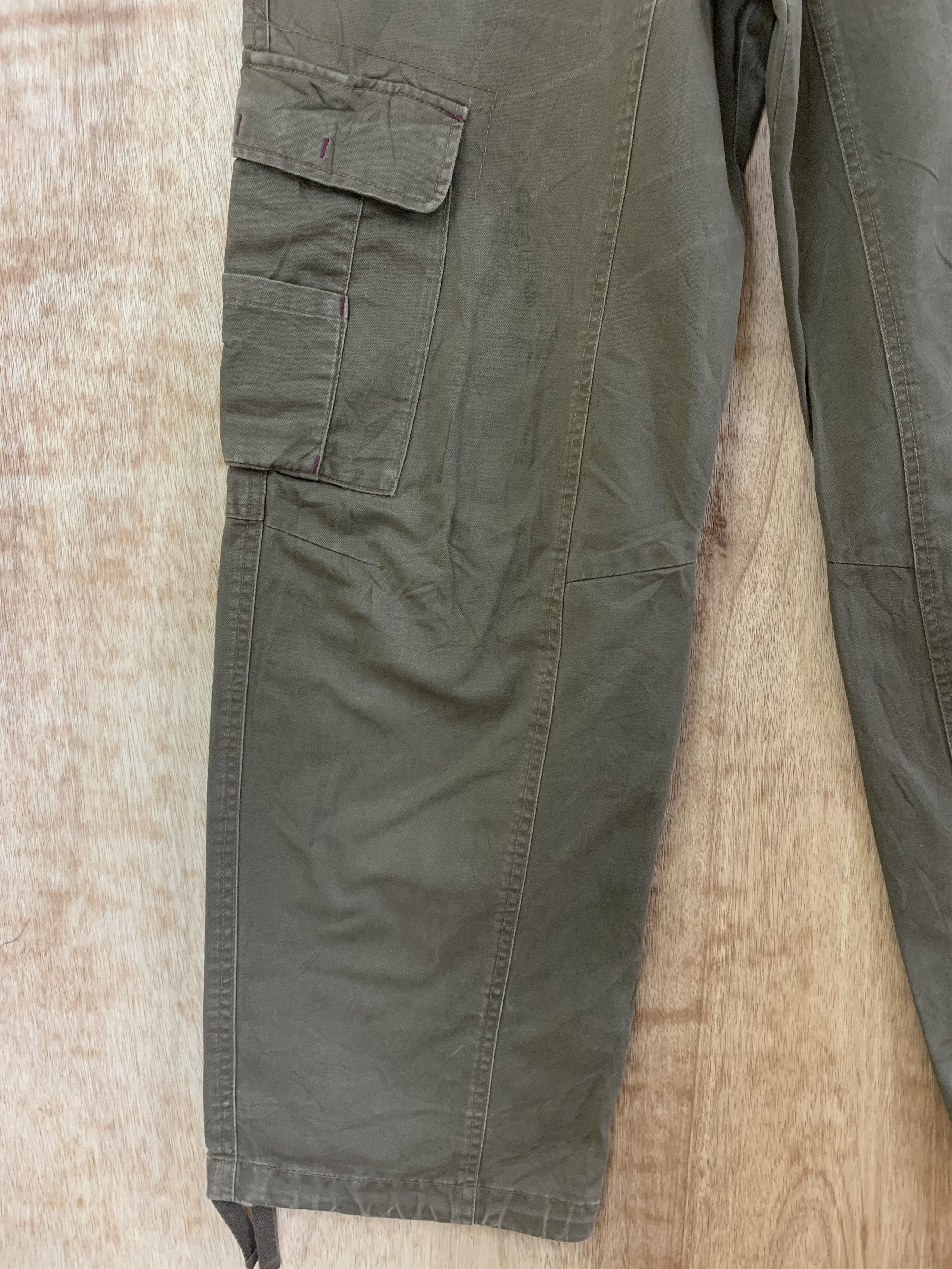 Japanese Brand Cargo Pants Brown Multipocket Utility Pants Travis Scott Size US 31 - 7 Thumbnail