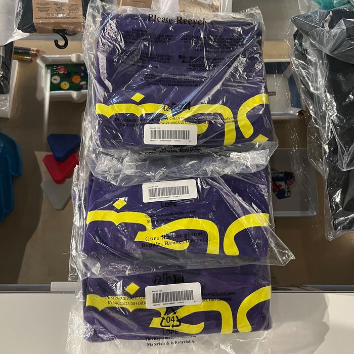 Supreme Supreme Arabic Logo Tee Purple • XL | Grailed