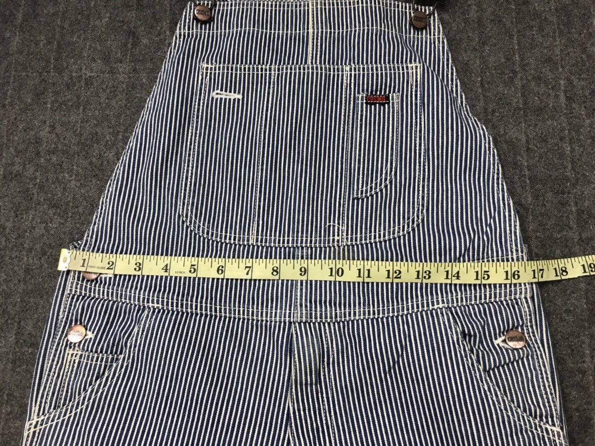 Japanese Brand Hickory Cosmo Stanger Striped Denim Pant Workwear Carpenter Size US 34 / EU 50 - 9 Thumbnail