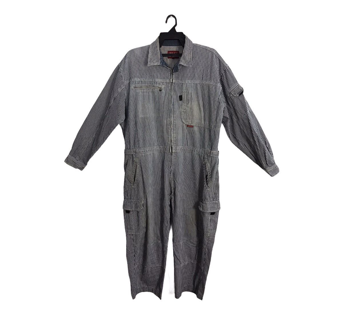 Japanese Brand Hickory KR Cat Tsunagi Striped Denim Pant Workwear Size US 42 / EU 58 - 1 Thumbnail