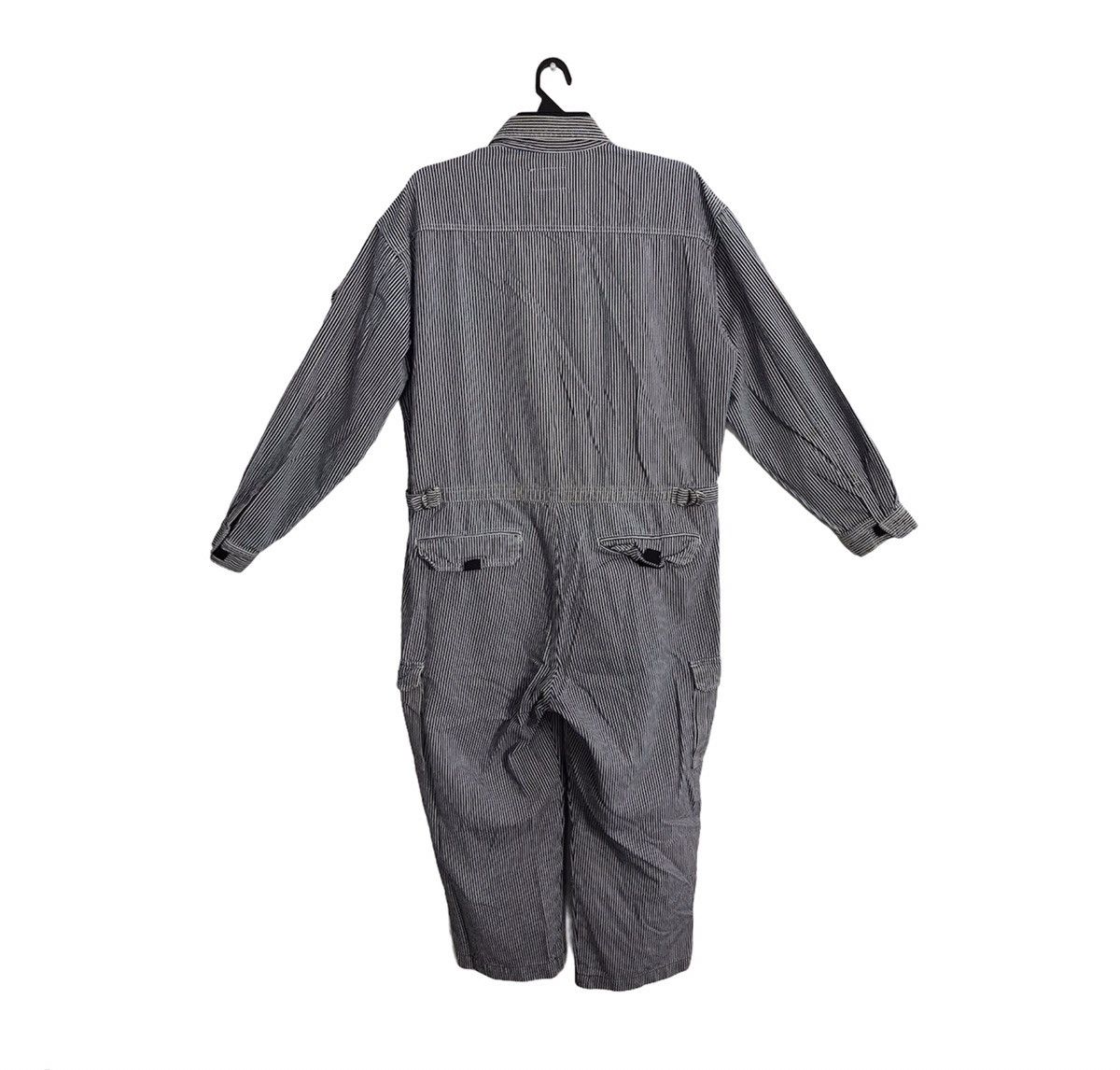 Japanese Brand Hickory KR Cat Tsunagi Striped Denim Pant Workwear Size US 42 / EU 58 - 2 Thumbnail