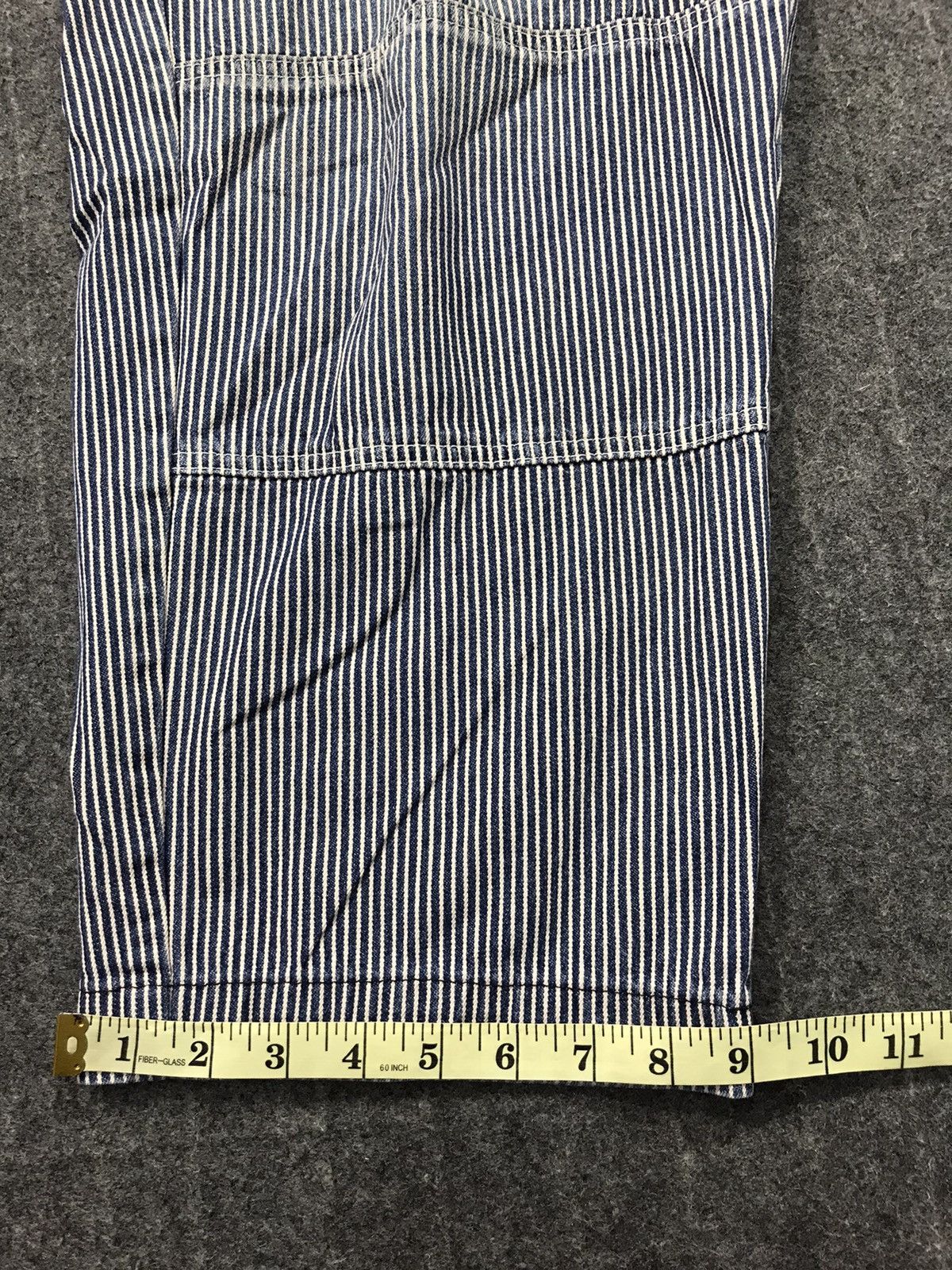 Japanese Brand Hickory KR Cat Tsunagi Striped Denim Pant Workwear Size US 42 / EU 58 - 16 Thumbnail