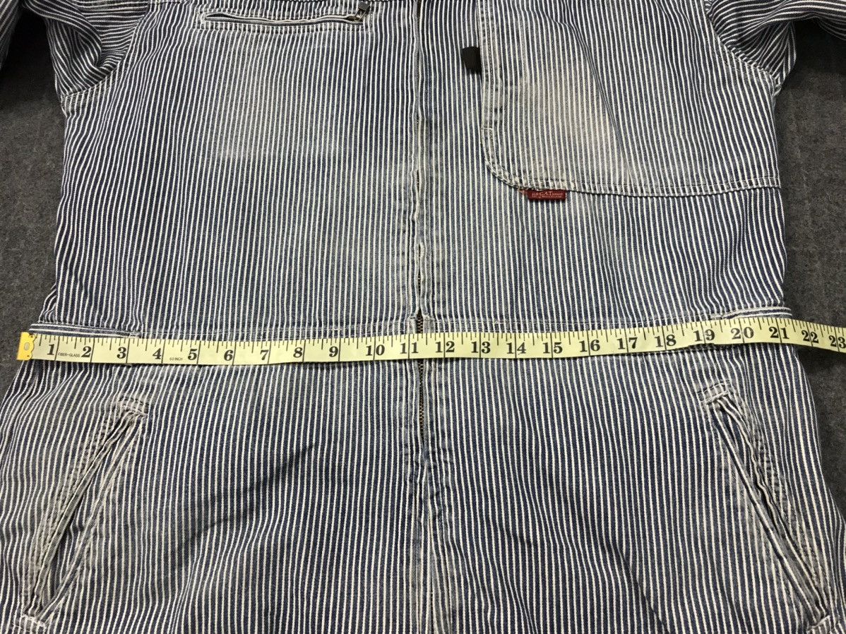 Japanese Brand Hickory KR Cat Tsunagi Striped Denim Pant Workwear Size US 42 / EU 58 - 10 Thumbnail