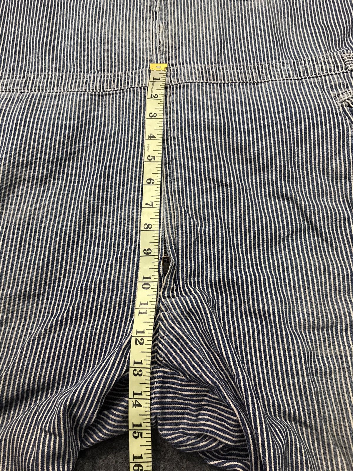 Japanese Brand Hickory KR Cat Tsunagi Striped Denim Pant Workwear Size US 42 / EU 58 - 14 Thumbnail