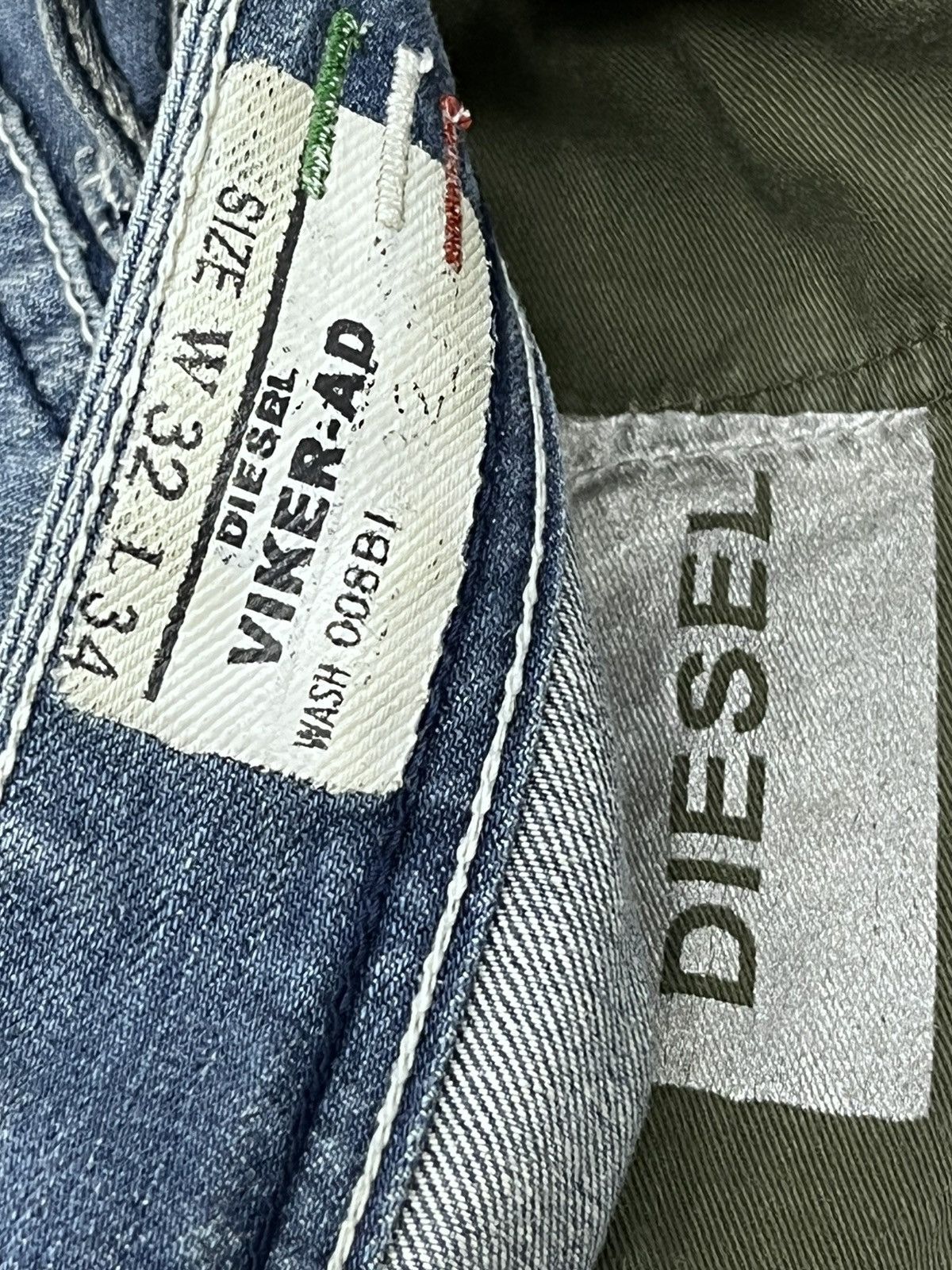 Adidas × Diesel 🔥VERY RARE MADE IN ITALY🔥 DIESEL x ADIDAS TREFOIL Denim Size US 33 - 15 Thumbnail