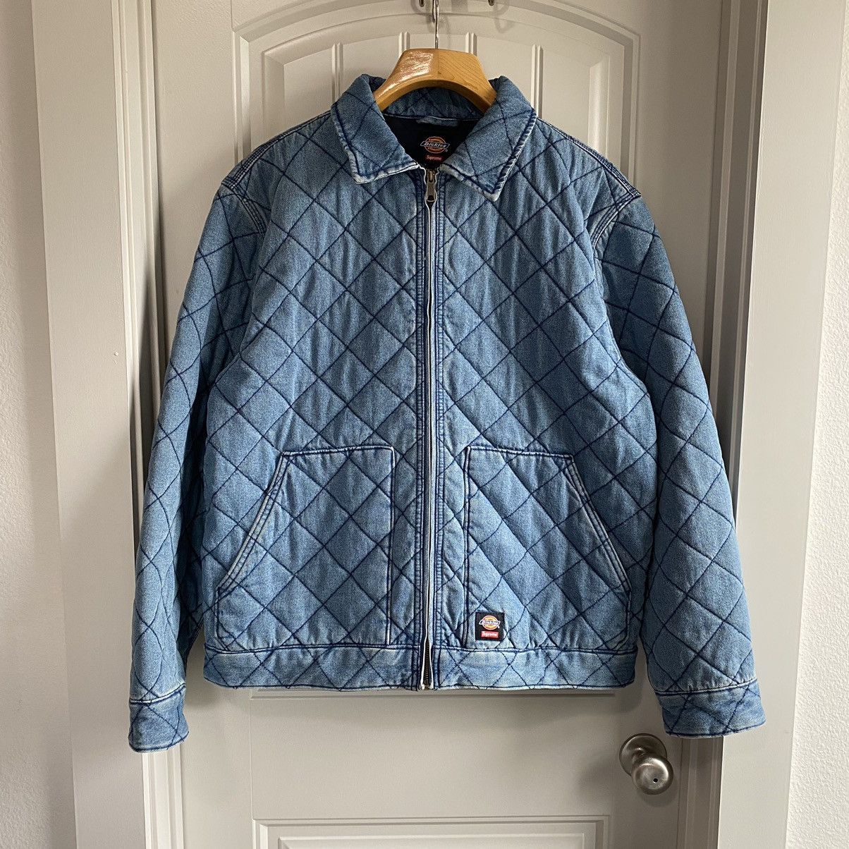 Supreme Supreme x Dickies FW21 Quilted Work Jacket Denim L Large