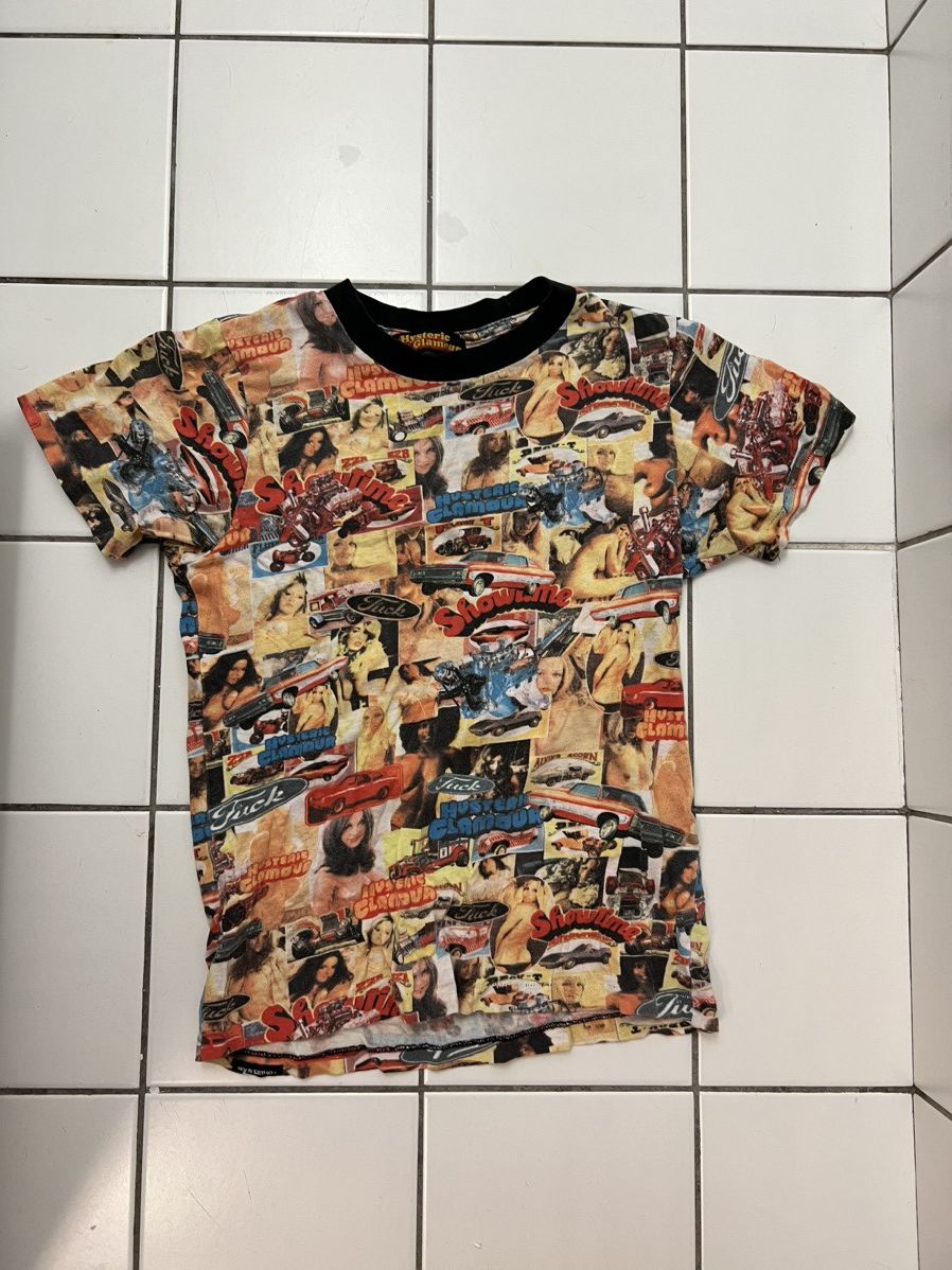 image of Hysteric Glamour Showtime Tee, Men's (Size Medium)