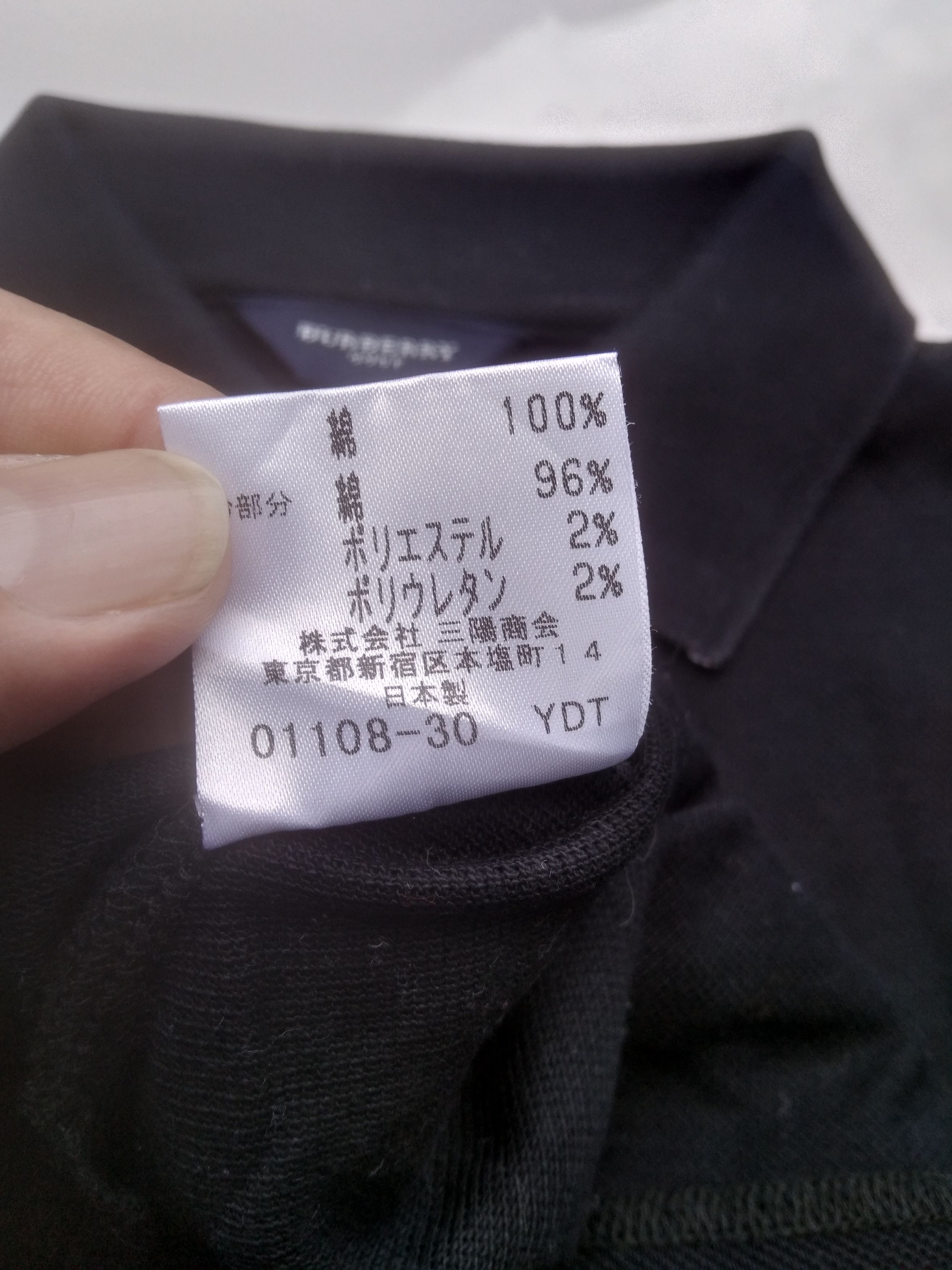 Burberry BURBERRY GOLF JAPAN LONG SLEEVE SHIRT Size US L / EU 52-54 / 3 - 8 Thumbnail