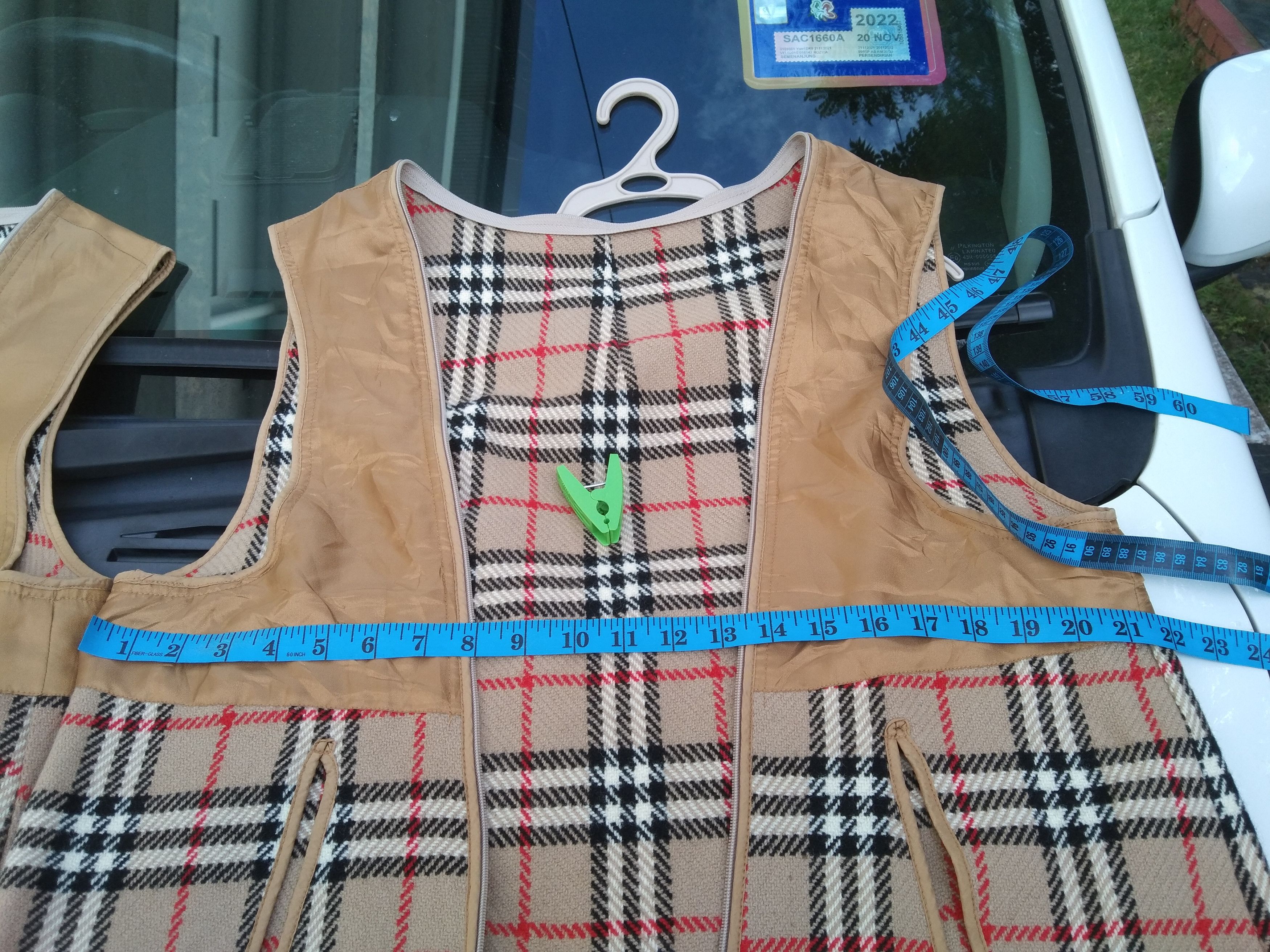 Burberry × Vintage VINTAGE BURBERRY NOVA CHECK LINING INNER JACKET Size US M / EU 48-50 / 2 - 9 Thumbnail