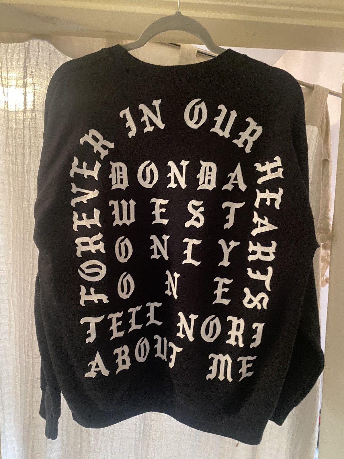 Kanye West Kanye West Donda Only One Crewneck Size Medium | Grailed