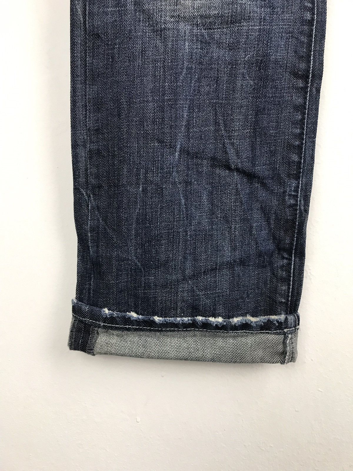 Japanese Brand Colin’s 741 Rigid Turquality Turkey Denim Jeans Distressed Size US 30 / EU 46 - 10 Thumbnail