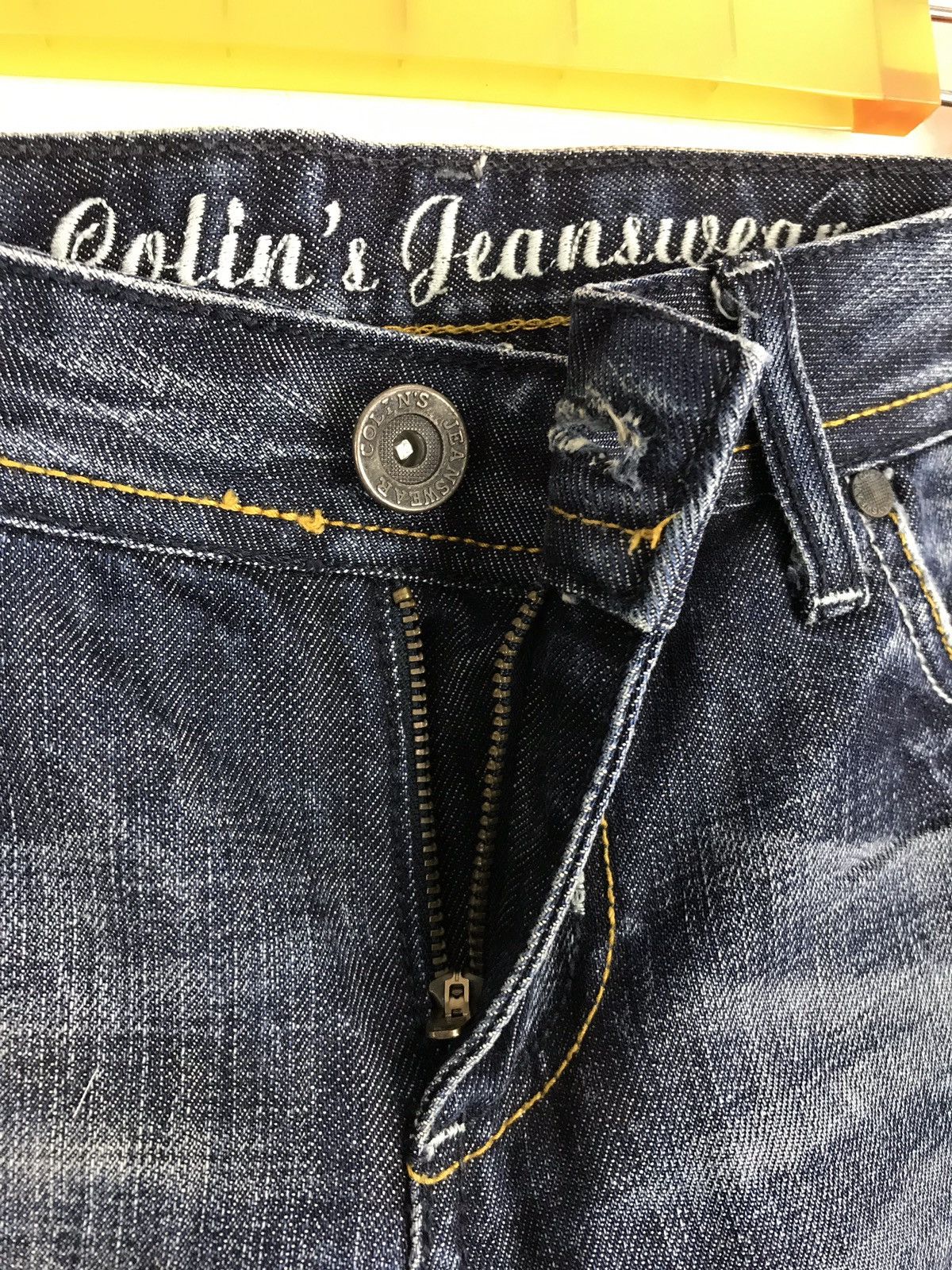 Japanese Brand Colin’s 741 Rigid Turquality Turkey Denim Jeans Distressed Size US 30 / EU 46 - 8 Thumbnail