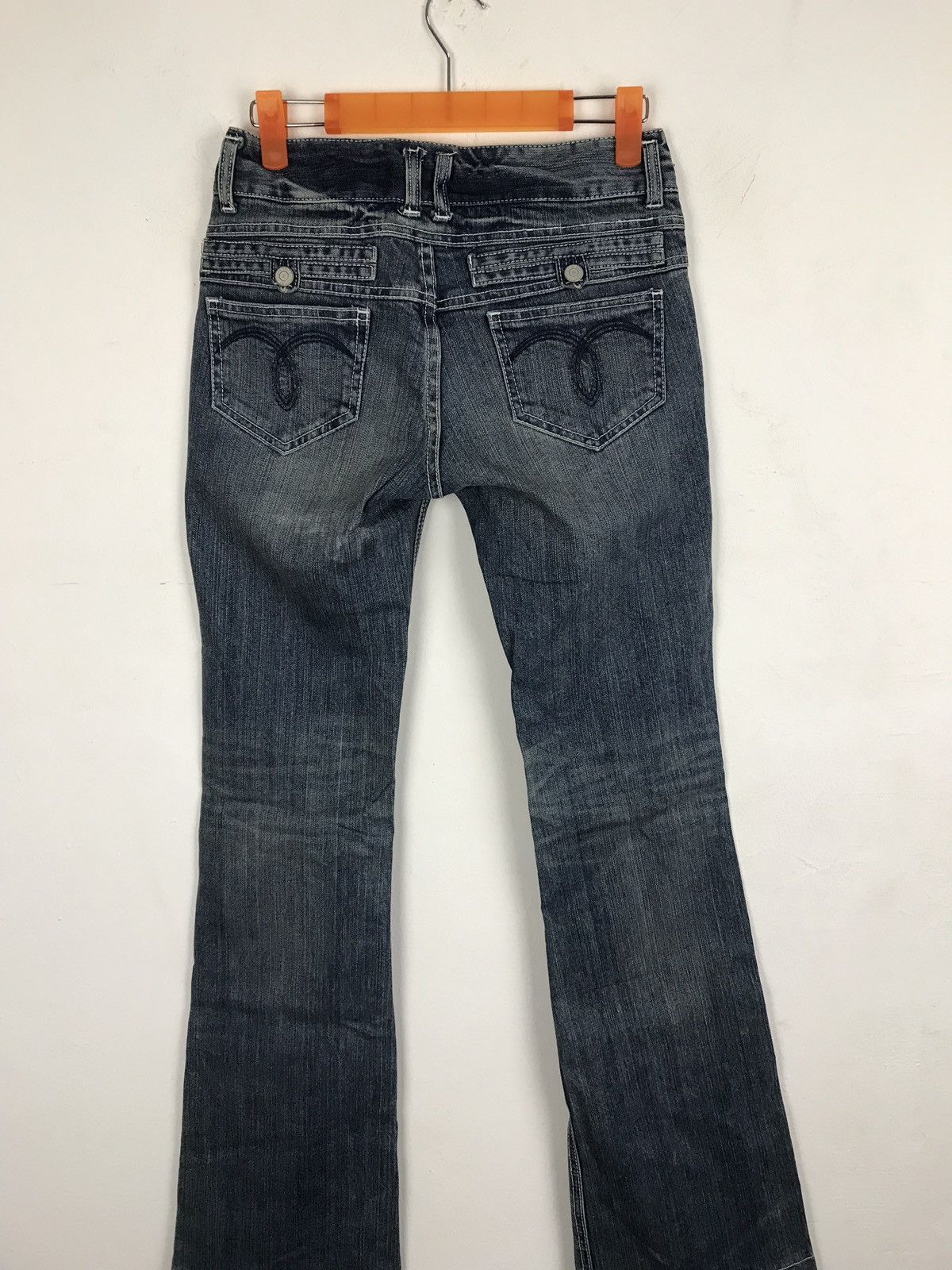 Japanese Brand Link it all Distressed Denim punk style Bootcut Size 26" / US 2 / IT 38 - 4 Thumbnail