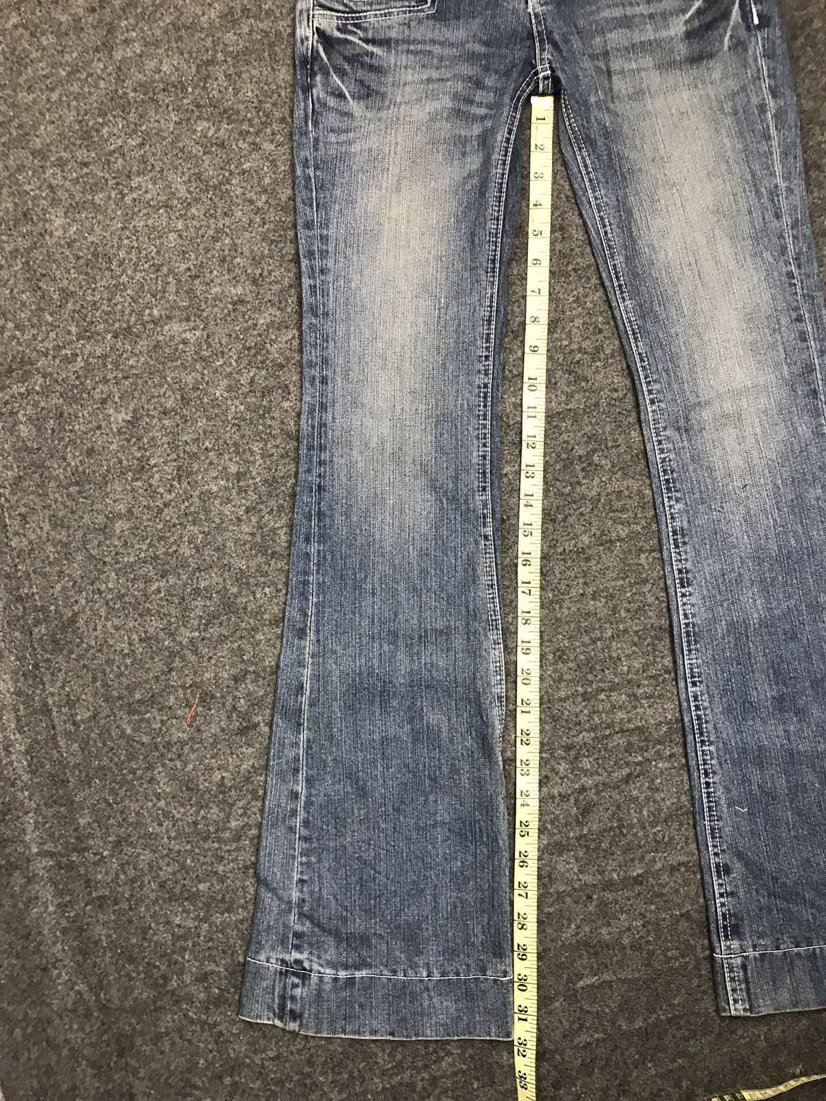 Japanese Brand Link it all Distressed Denim punk style Bootcut Size 26" / US 2 / IT 38 - 14 Thumbnail