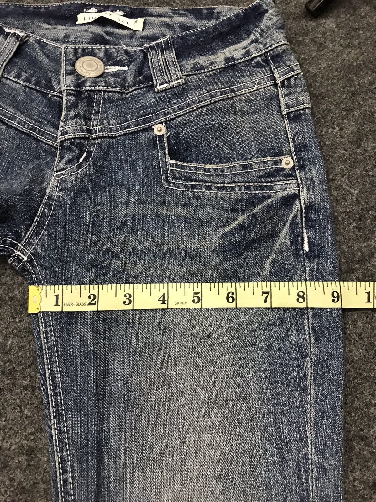Japanese Brand Link it all Distressed Denim punk style Bootcut Size 26" / US 2 / IT 38 - 15 Thumbnail