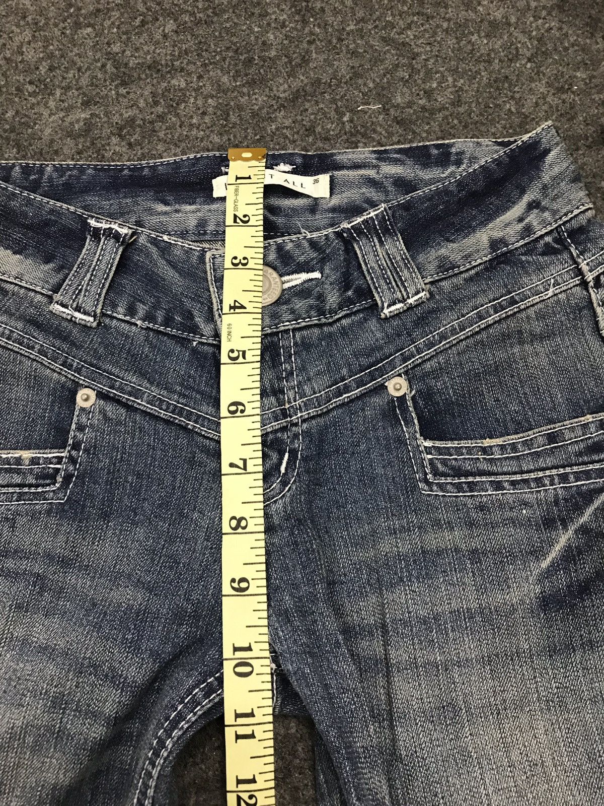 Japanese Brand Link it all Distressed Denim punk style Bootcut Size 26" / US 2 / IT 38 - 18 Thumbnail