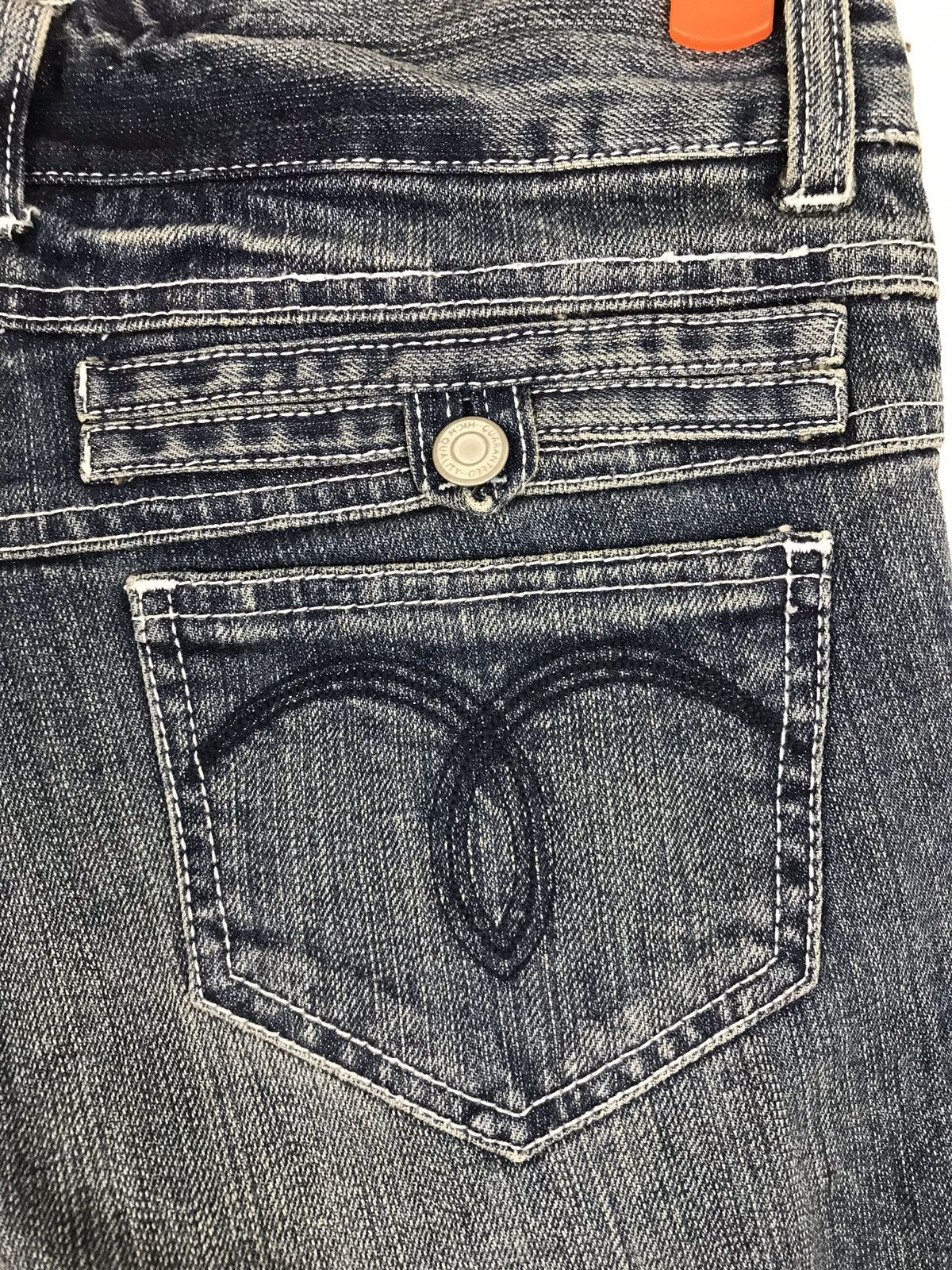 Japanese Brand Link it all Distressed Denim punk style Bootcut Size 26" / US 2 / IT 38 - 9 Thumbnail