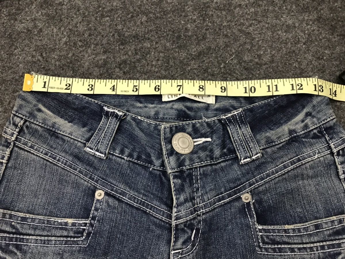 Japanese Brand Link it all Distressed Denim punk style Bootcut Size 26" / US 2 / IT 38 - 12 Thumbnail