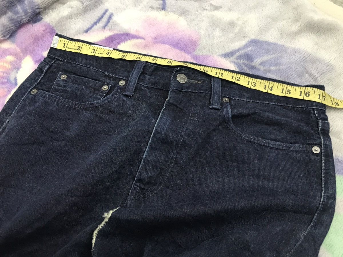 Levi's Levis 522 Selvedge Denim Jeans Bovine Leather Patch Size US 33 - 13 Thumbnail