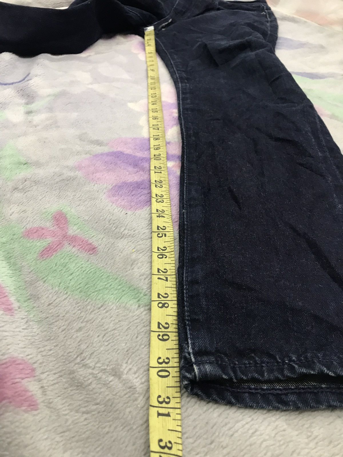 Levi's Levis 522 Selvedge Denim Jeans Bovine Leather Patch Size US 33 - 15 Thumbnail