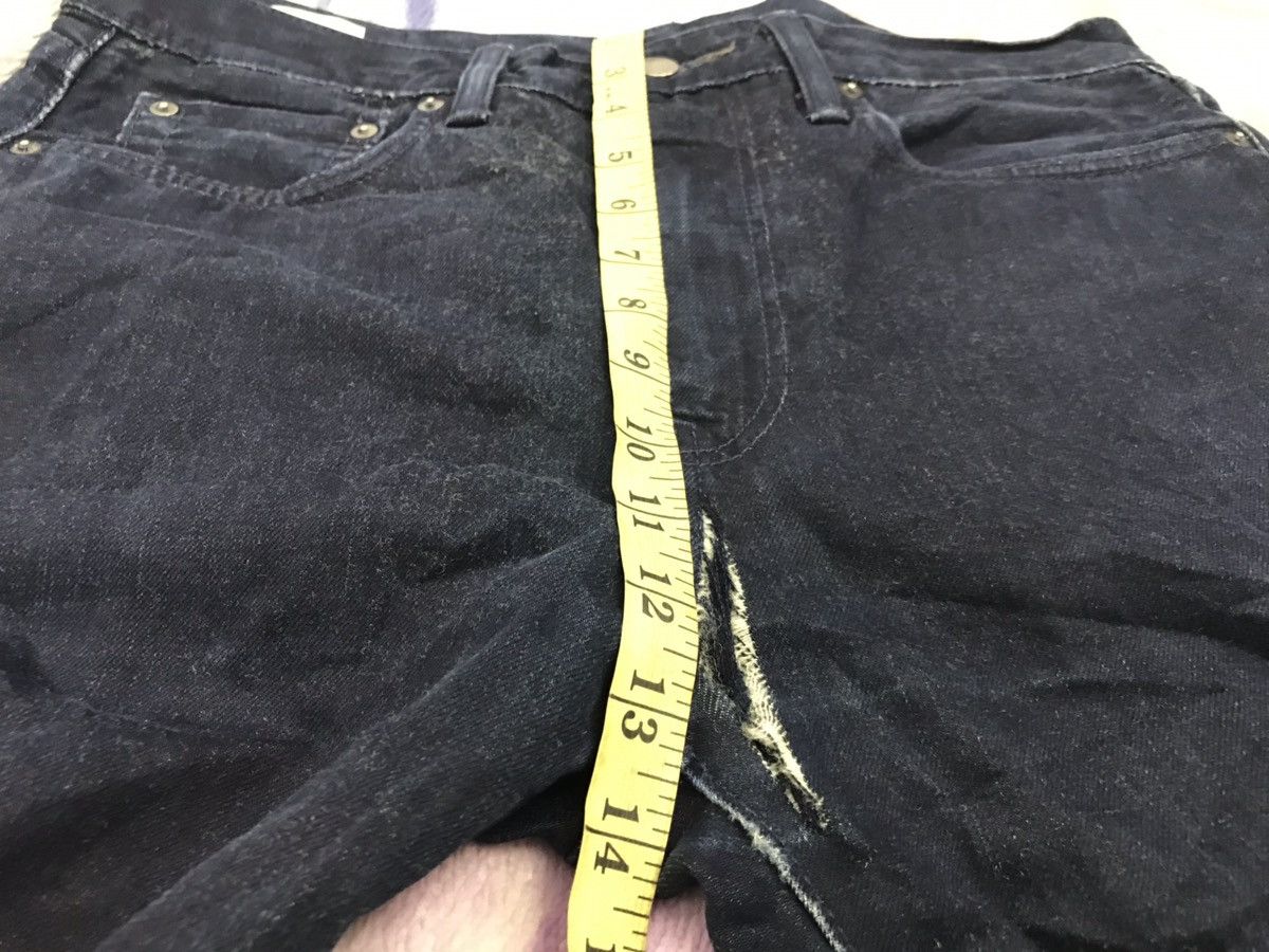 Levi's Levis 522 Selvedge Denim Jeans Bovine Leather Patch Size US 33 - 18 Thumbnail