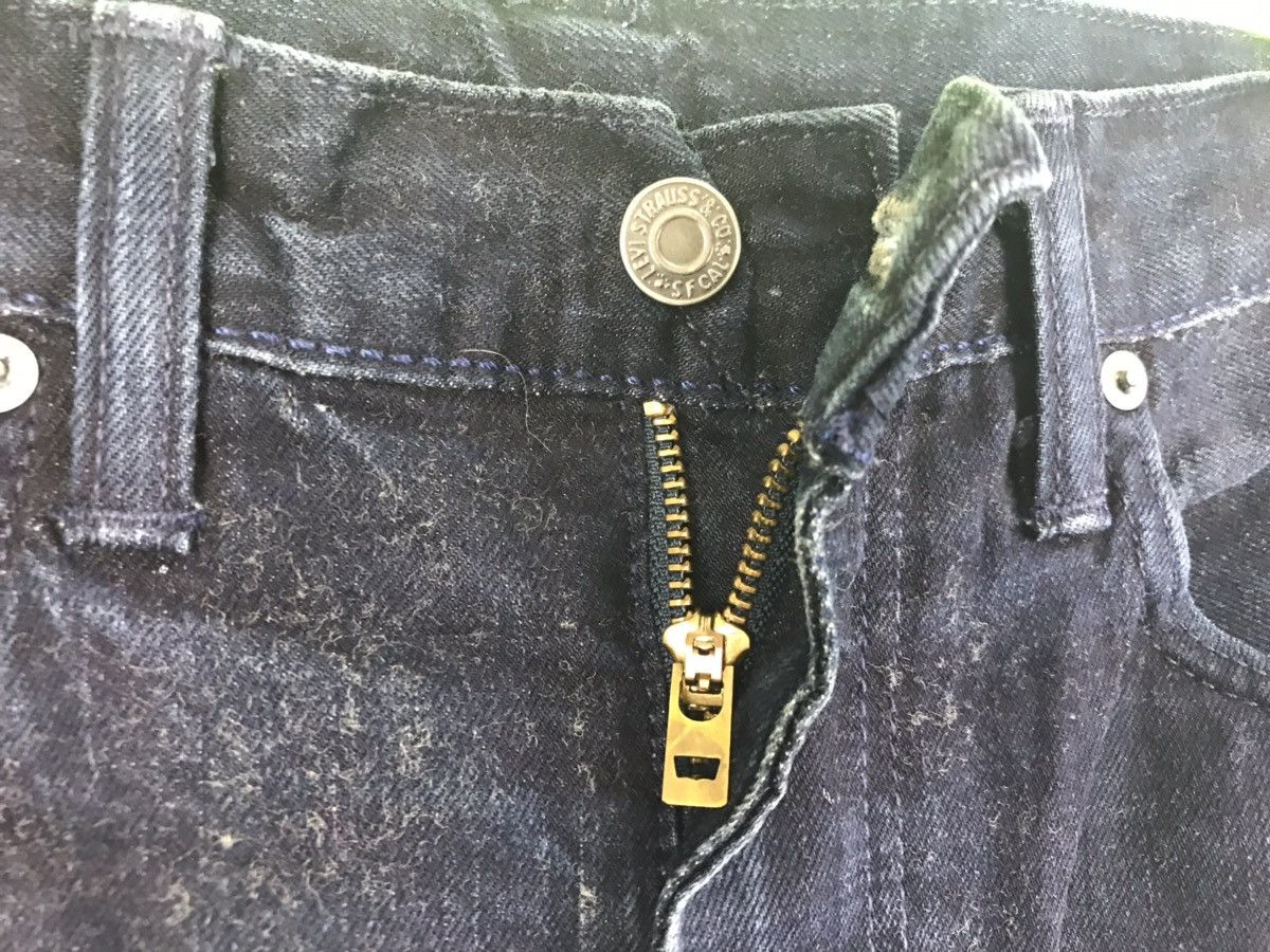 Levi's Levis 522 Selvedge Denim Jeans Bovine Leather Patch Size US 33 - 11 Thumbnail