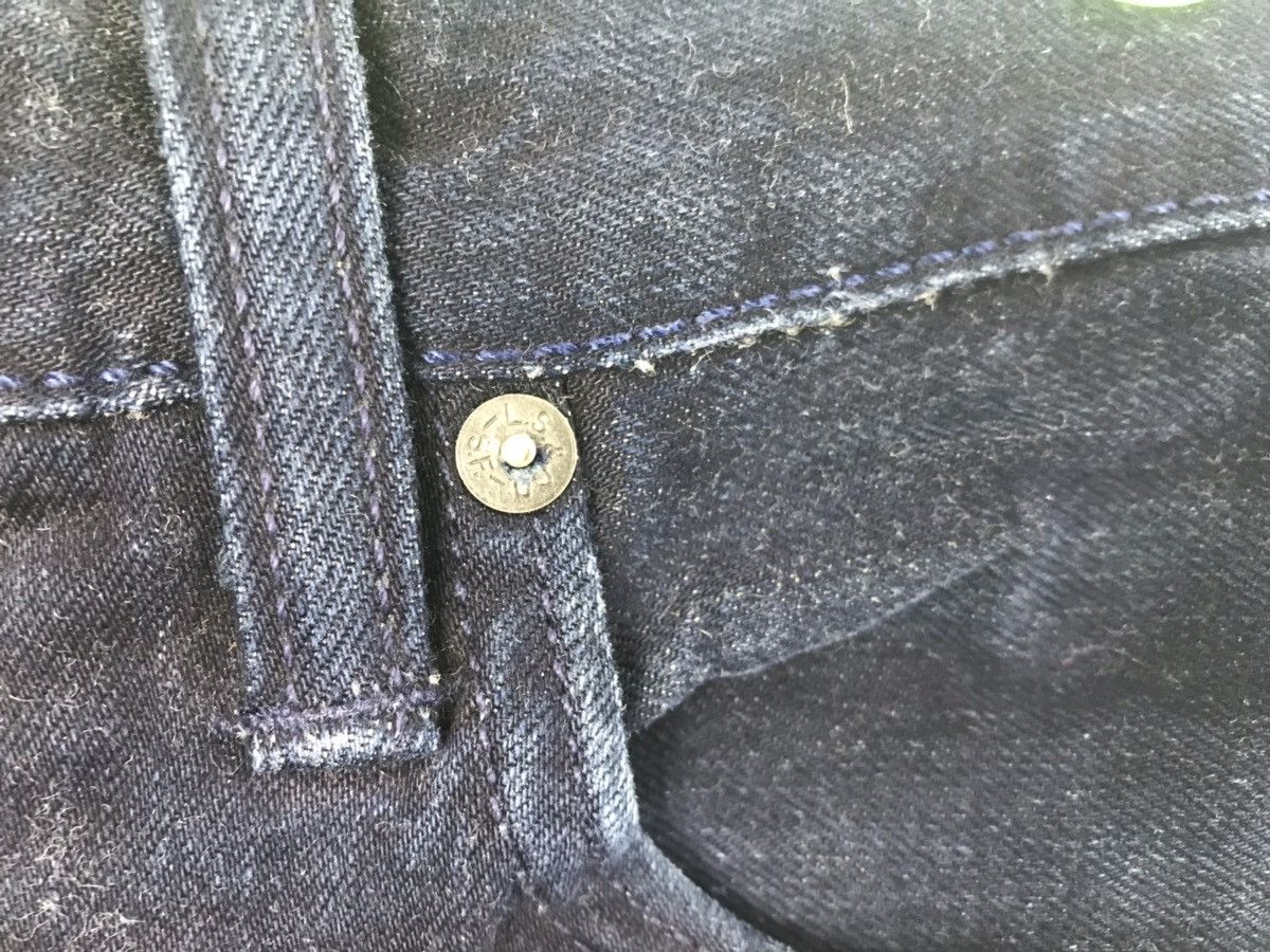 Levi's Levis 522 Selvedge Denim Jeans Bovine Leather Patch Size US 33 - 12 Thumbnail