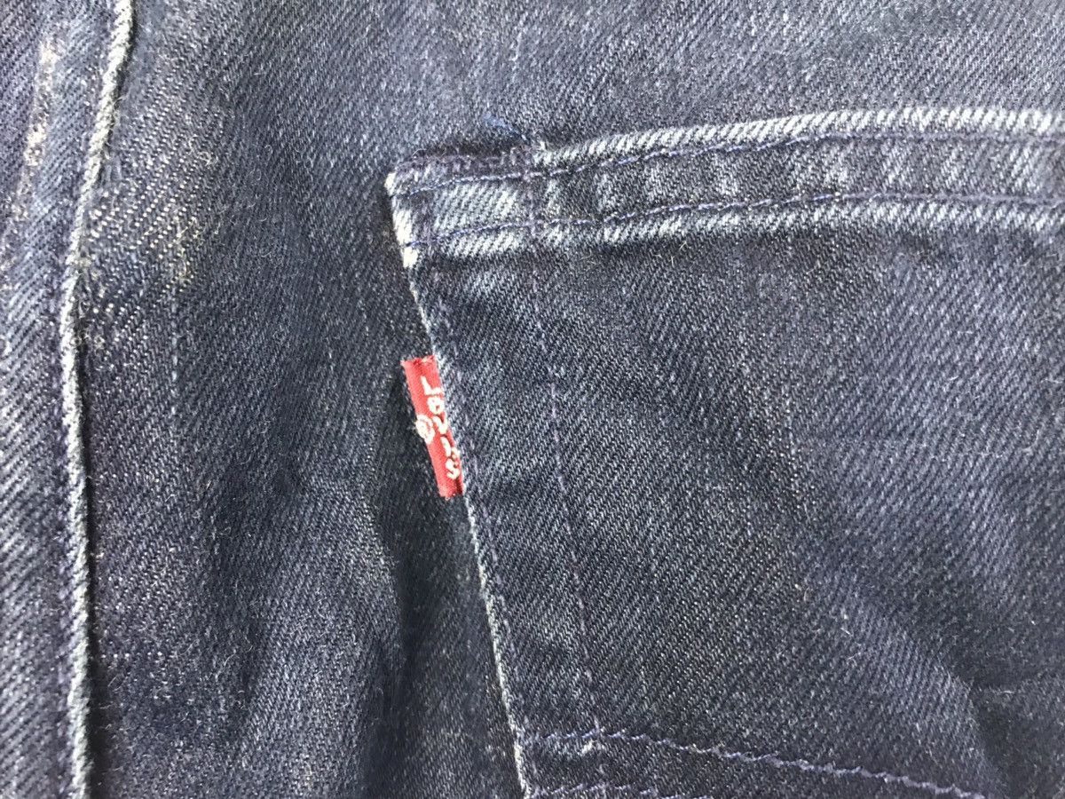 Levi's Levis 522 Selvedge Denim Jeans Bovine Leather Patch Size US 33 - 4 Thumbnail