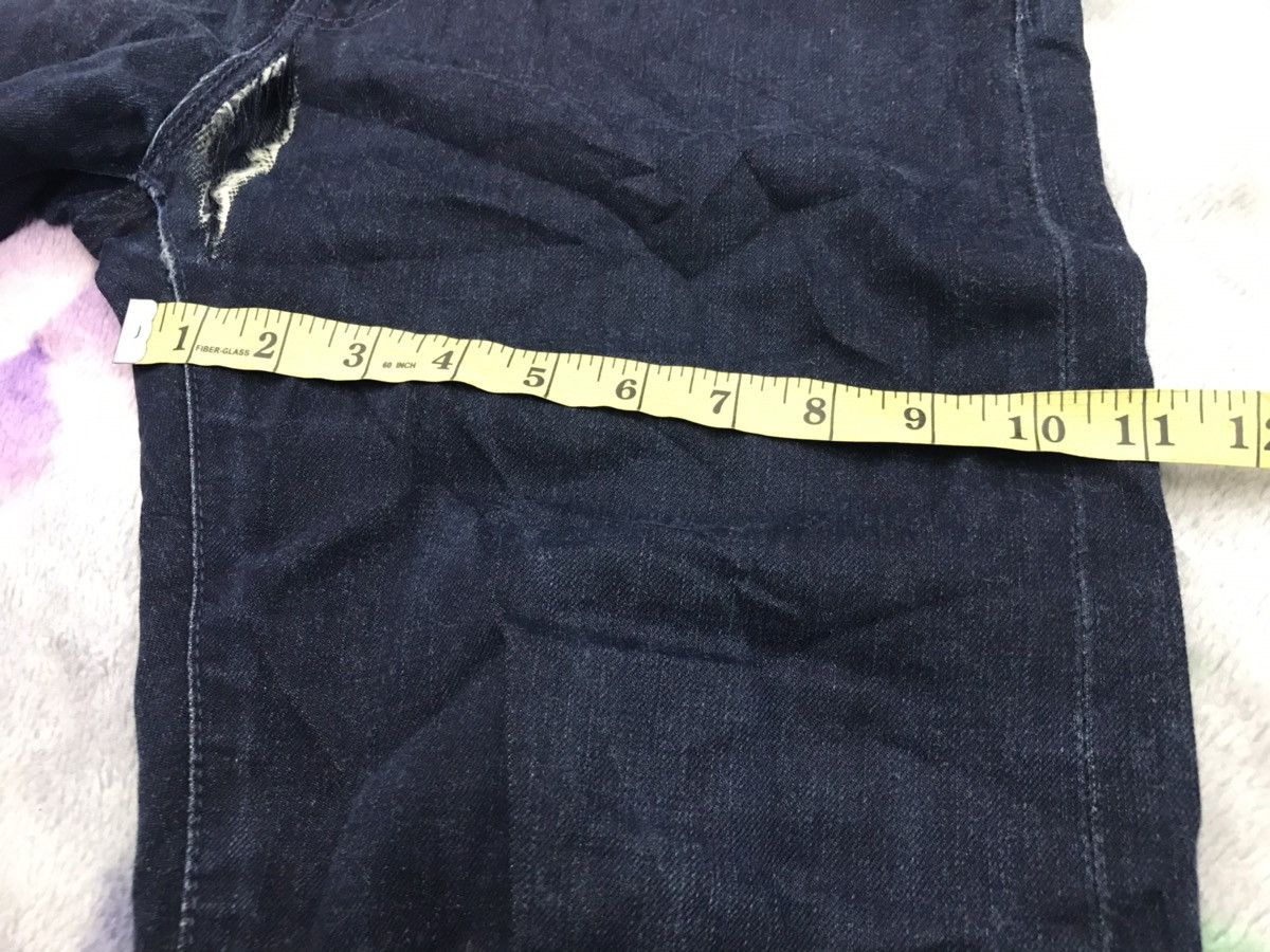 Levi's Levis 522 Selvedge Denim Jeans Bovine Leather Patch Size US 33 - 16 Thumbnail