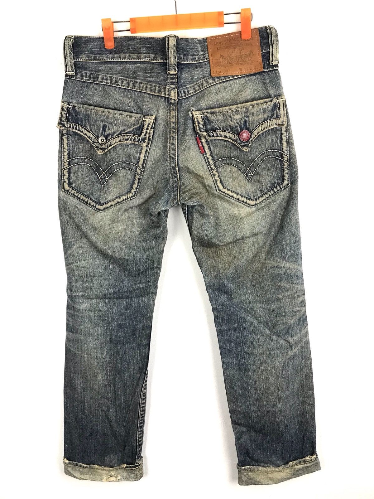 Levi's Levi’s Lvc 502 Blue Denim Jeans Distressed Closed Pockets Size US 32 / EU 48 - 1 Thumbnail