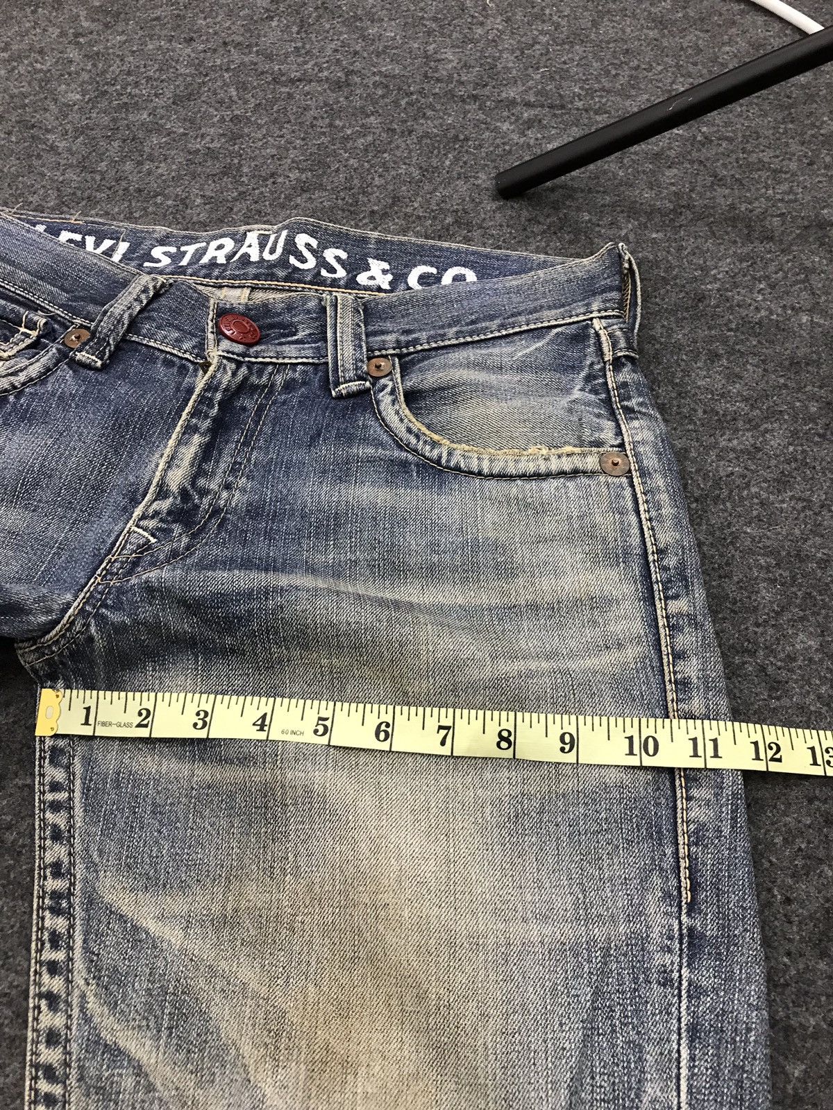 Levi's Levi’s Lvc 502 Blue Denim Jeans Distressed Closed Pockets Size US 32 / EU 48 - 17 Thumbnail