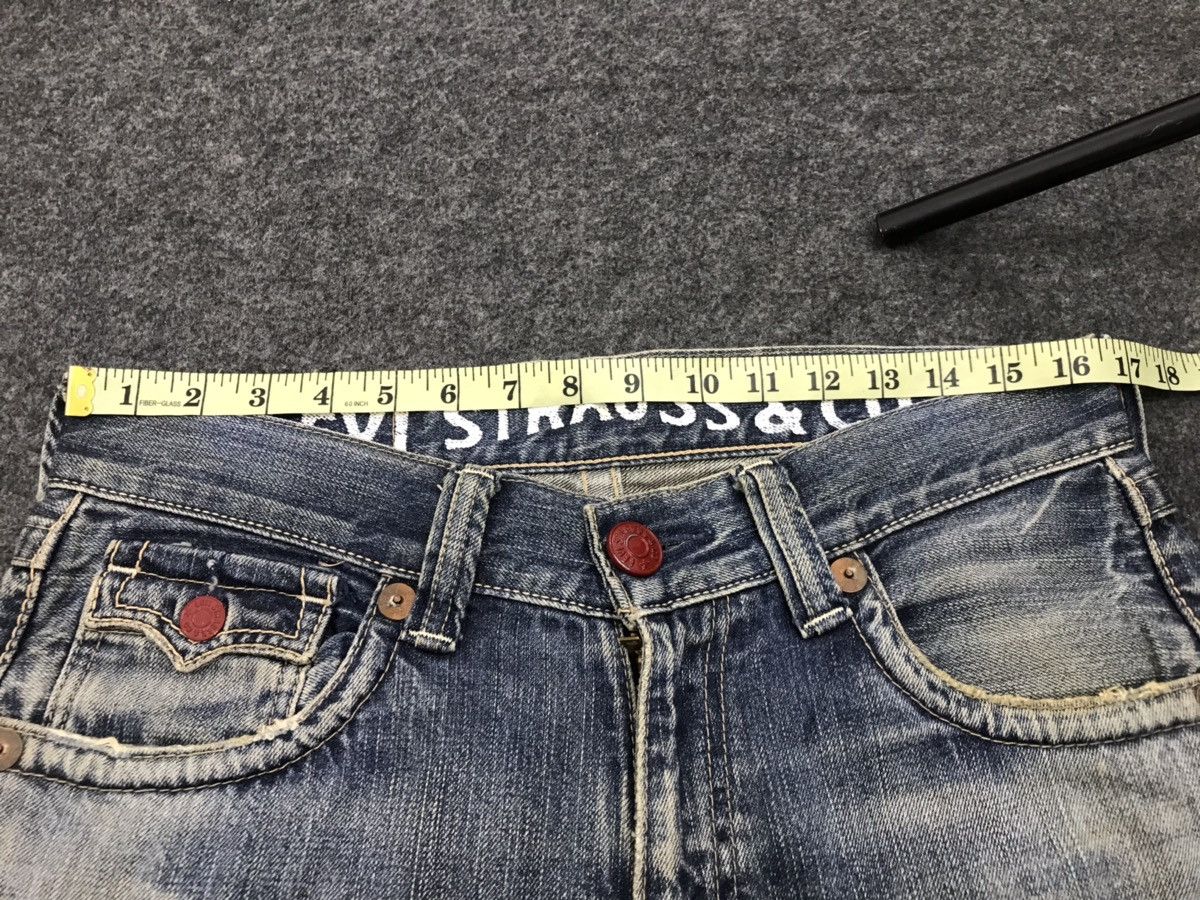 Levi's Levi’s Lvc 502 Blue Denim Jeans Distressed Closed Pockets Size US 32 / EU 48 - 15 Thumbnail
