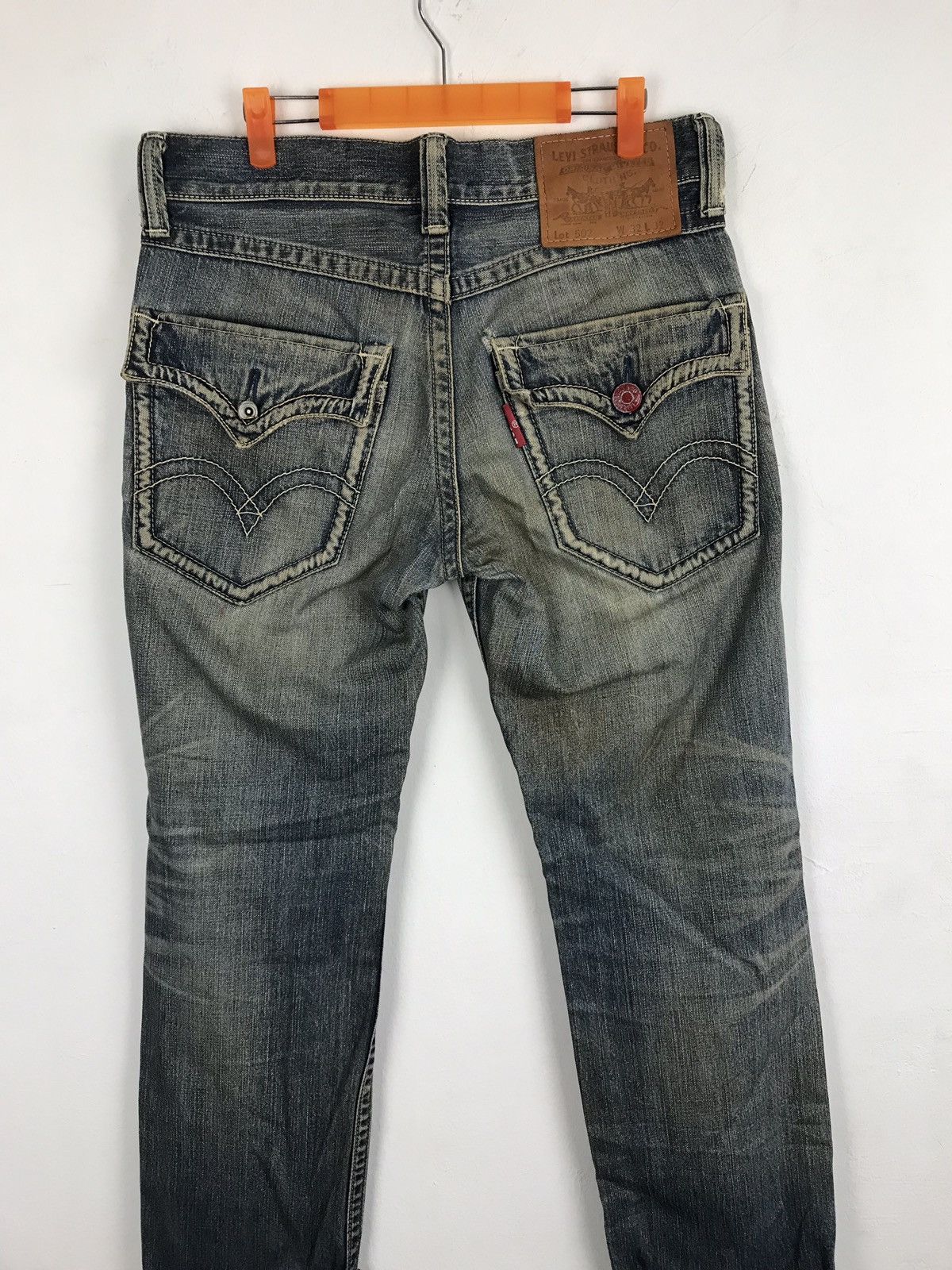 Levi's Levi’s Lvc 502 Blue Denim Jeans Distressed Closed Pockets Size US 32 / EU 48 - 4 Thumbnail